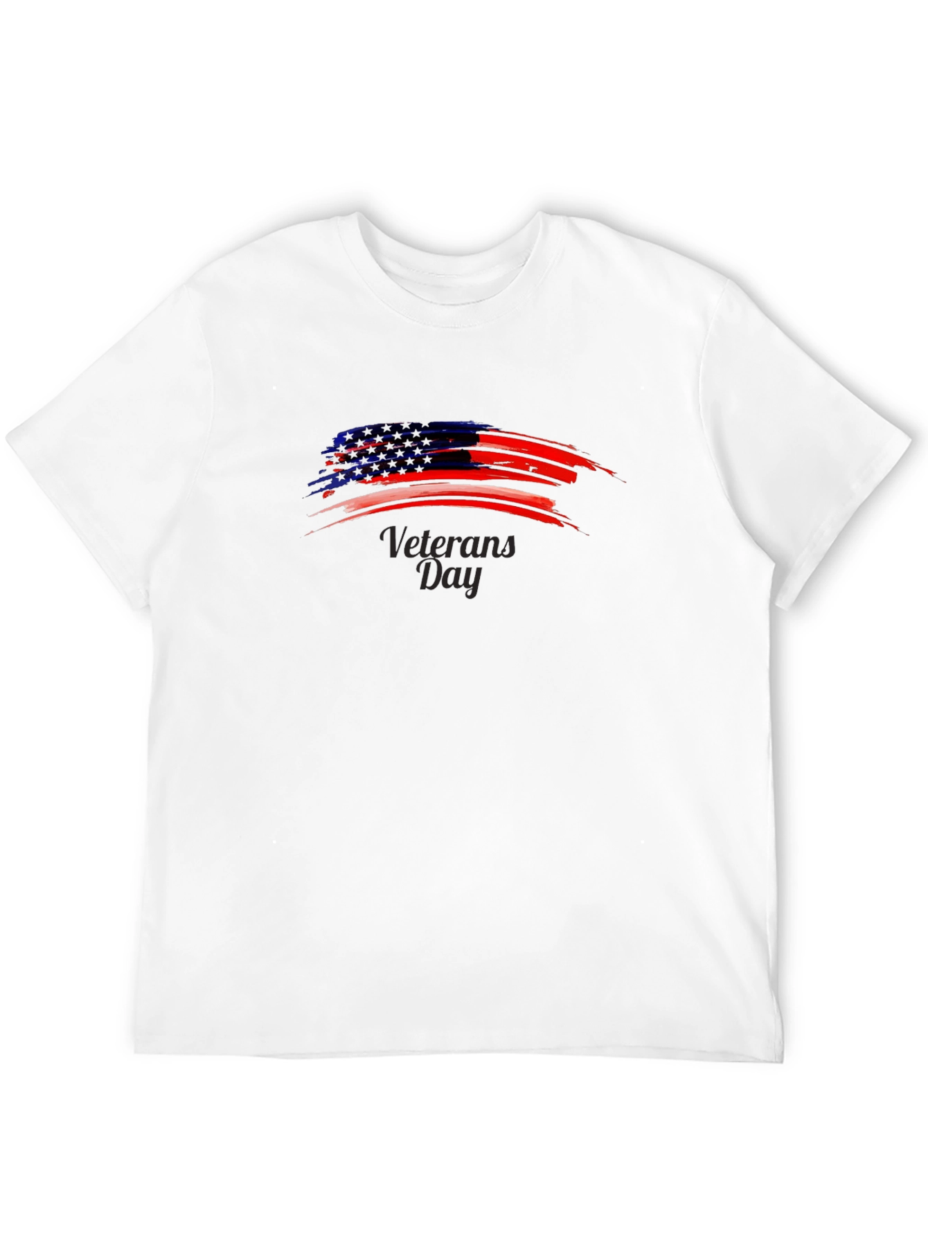 Veterans Day T-Shirt - American Flag Design