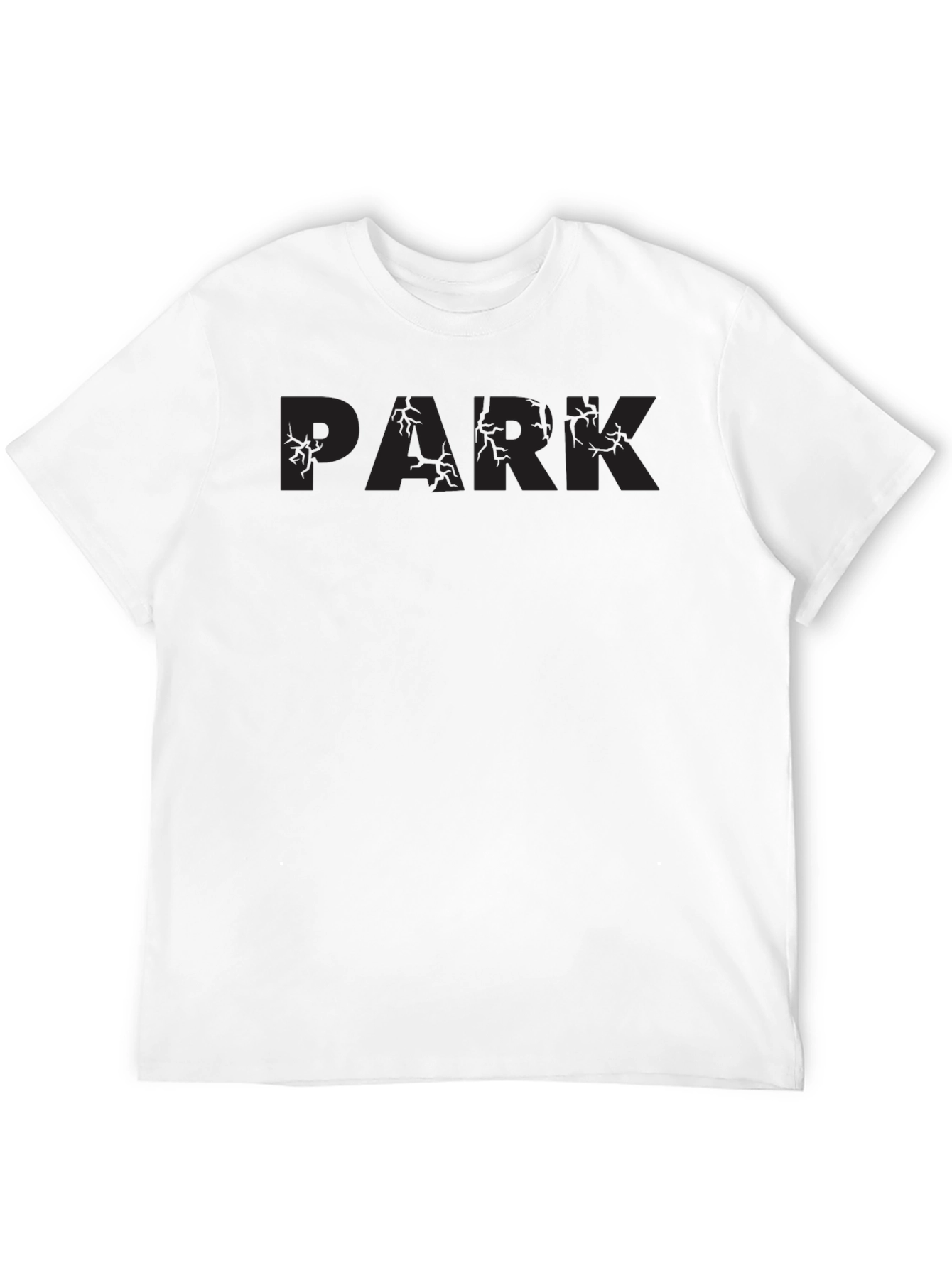 Mens Black PARK Graphic Tee