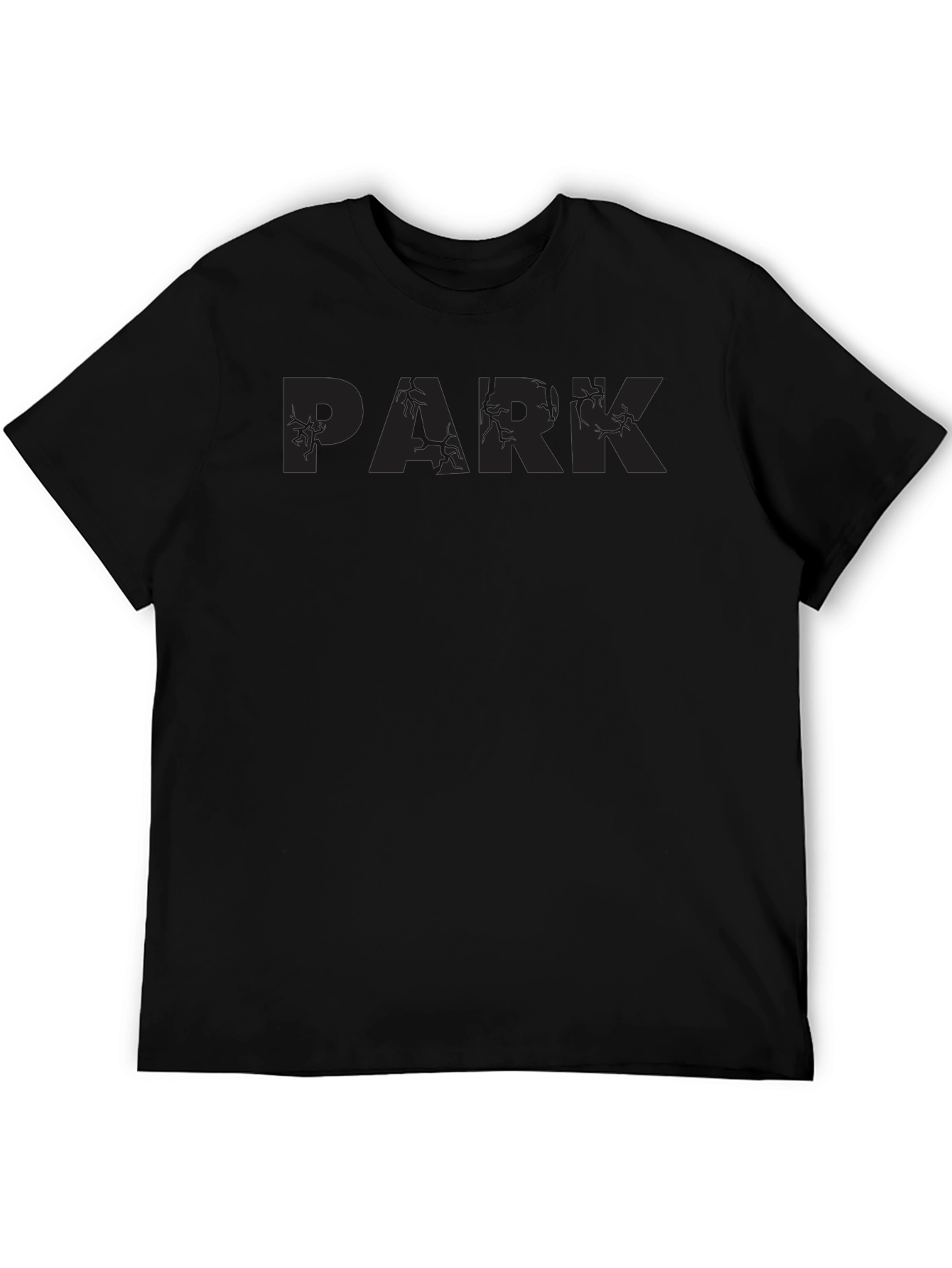 Mens Black PARK Graphic Tee