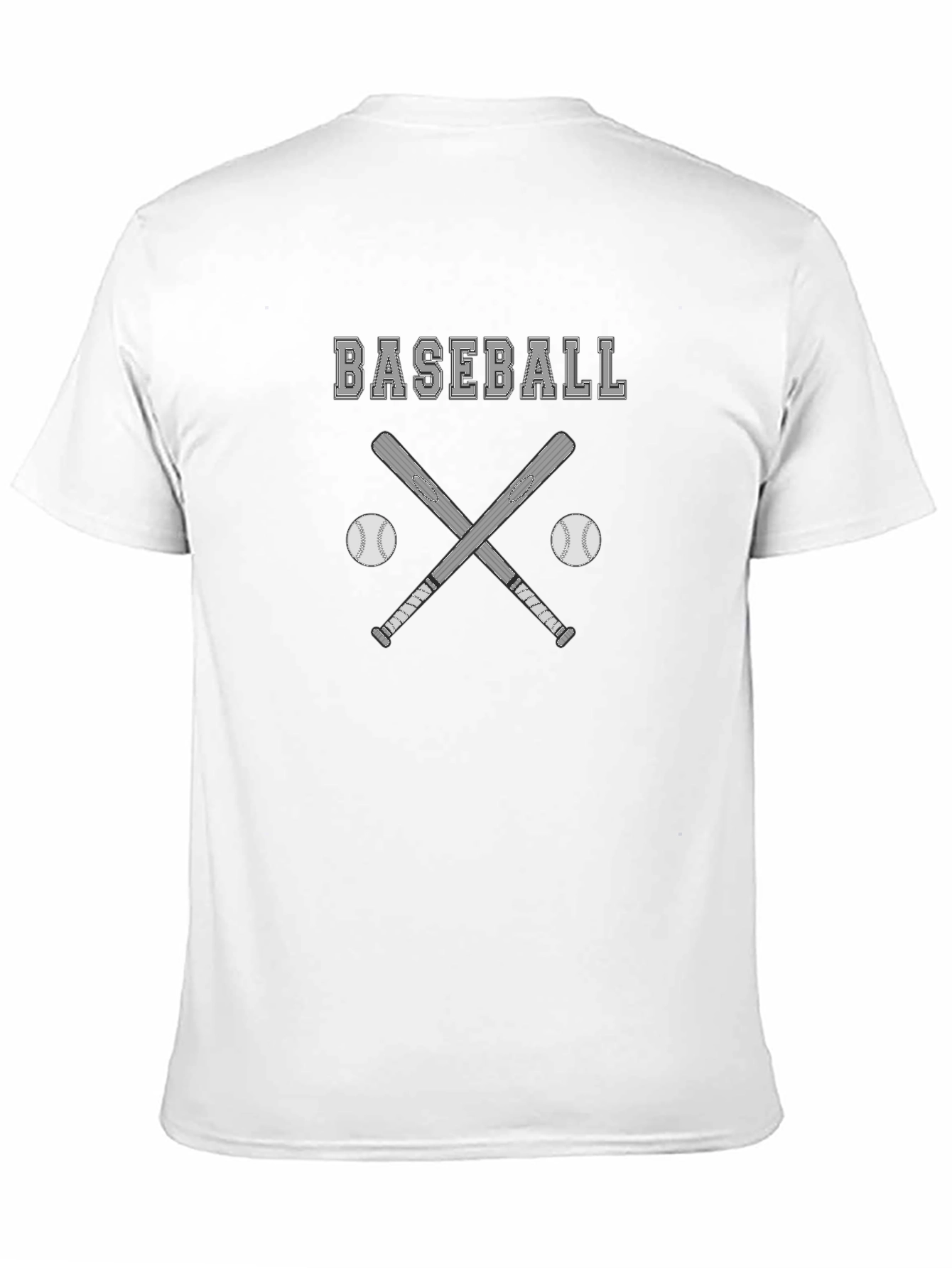 Baseball Bats Graphic Tee - Black Cotton T-Shirt