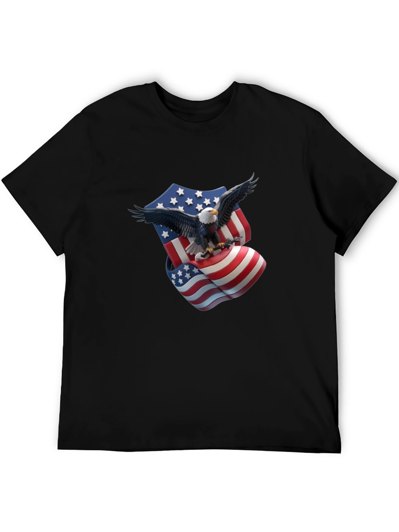American Eagle USA Flag Graphic T-Shirt