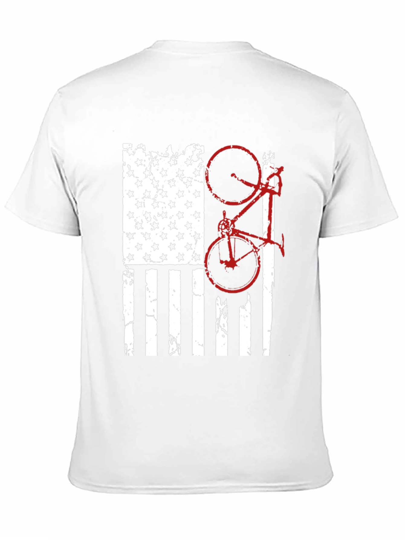 American Flag Bike Graphic Tee