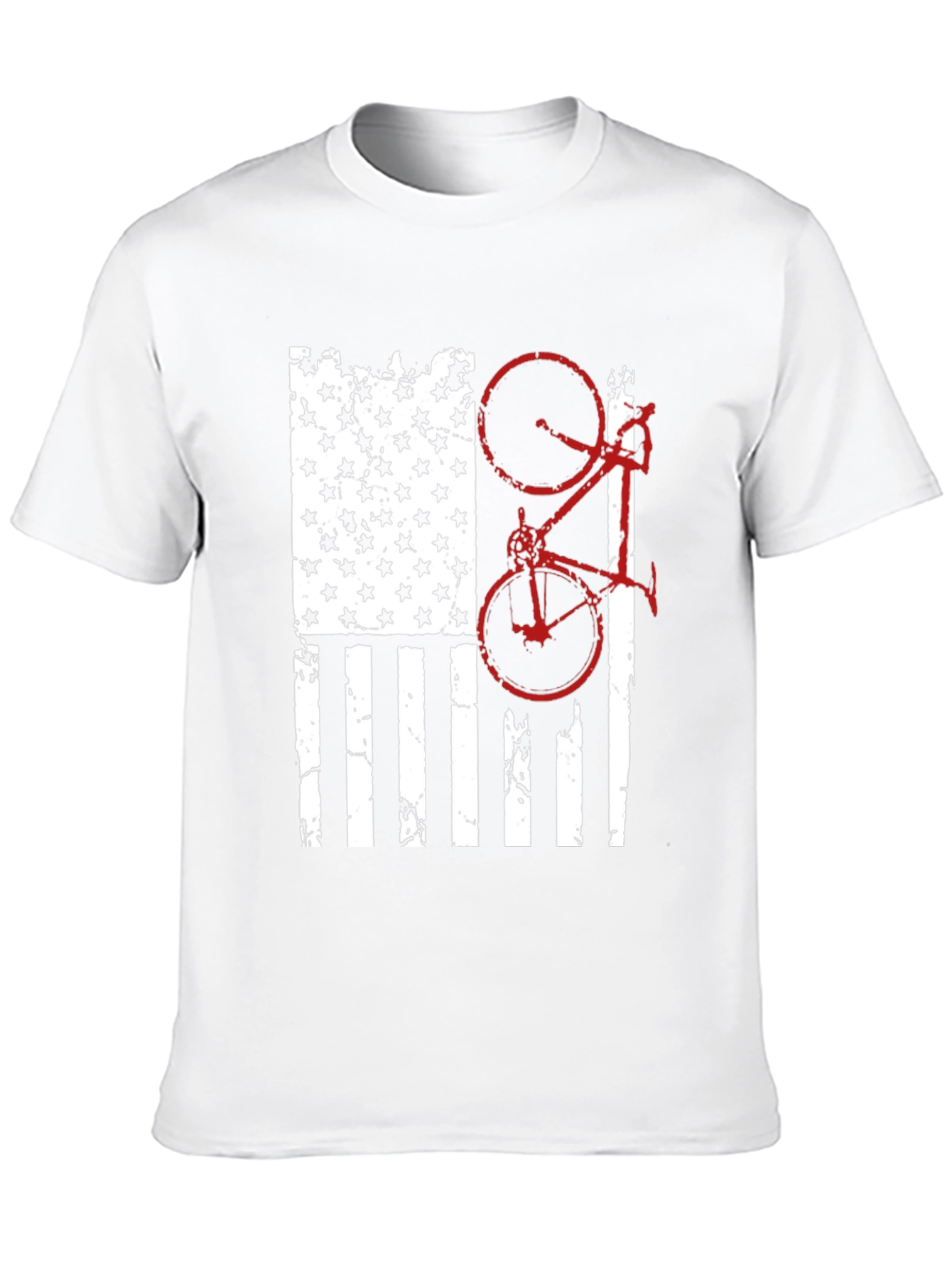American Flag Bike Graphic Tee
