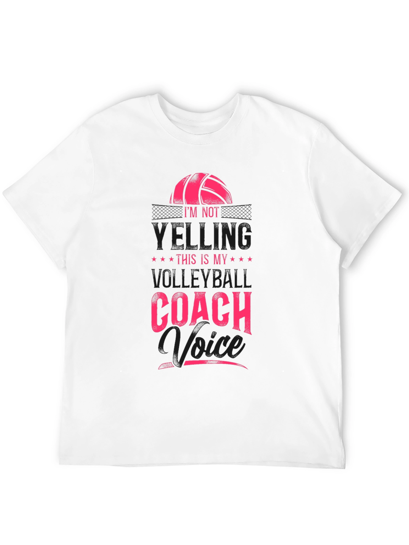 Volleyball Coach Voice Graphic Tee