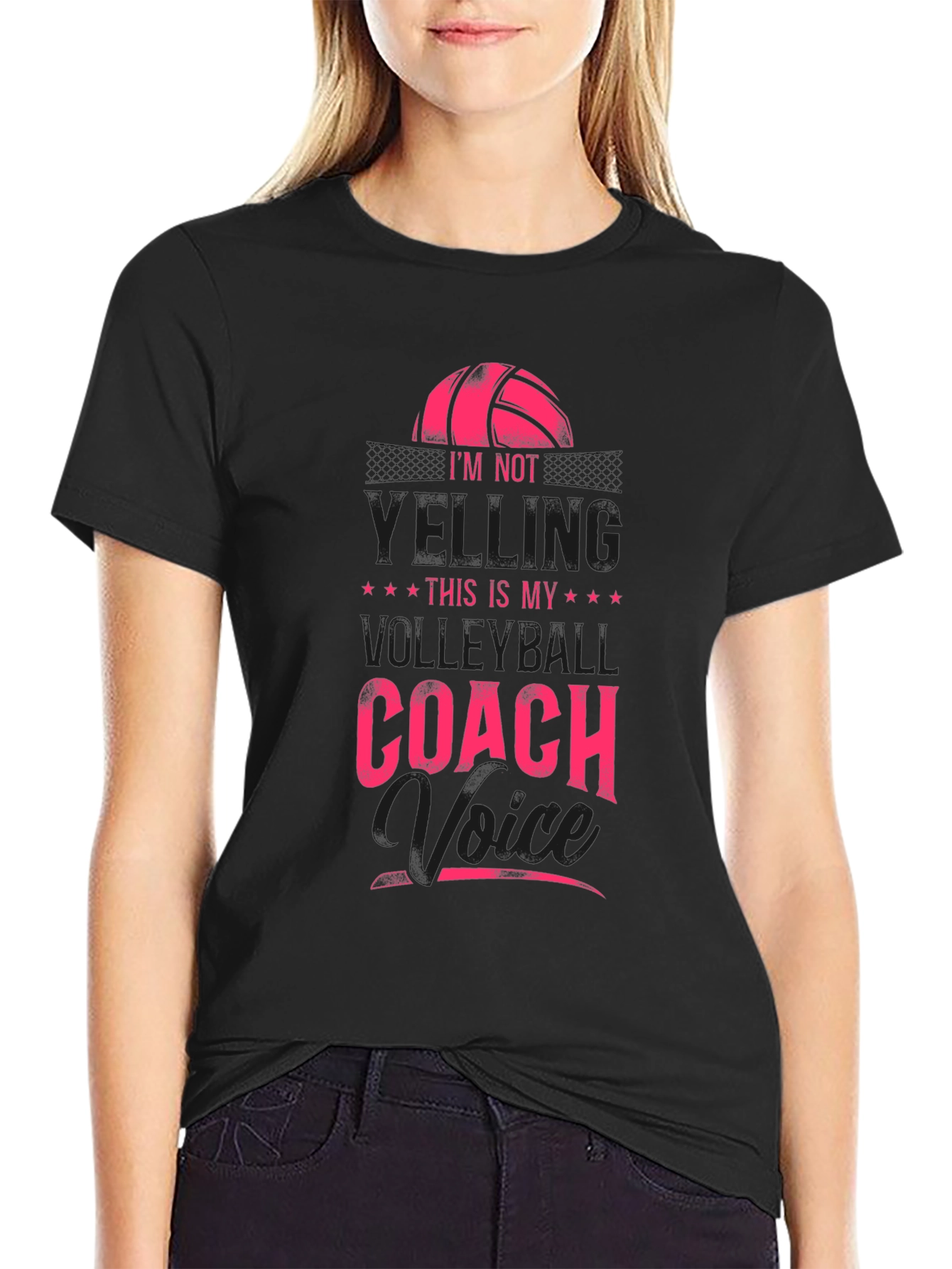 Volleyball Coach Voice Graphic Tee