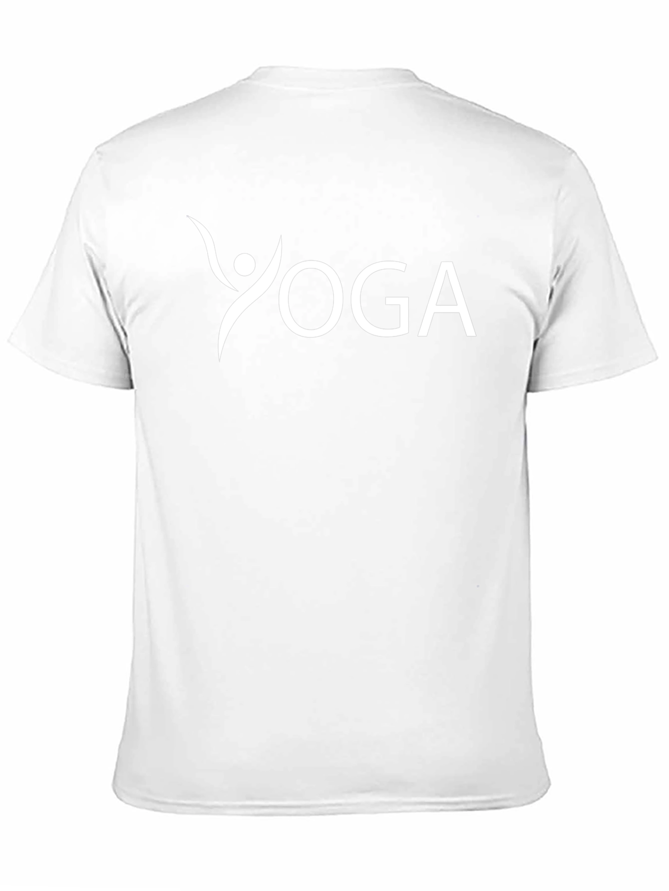 Yoga Graphic Tee - Black Cotton Blend