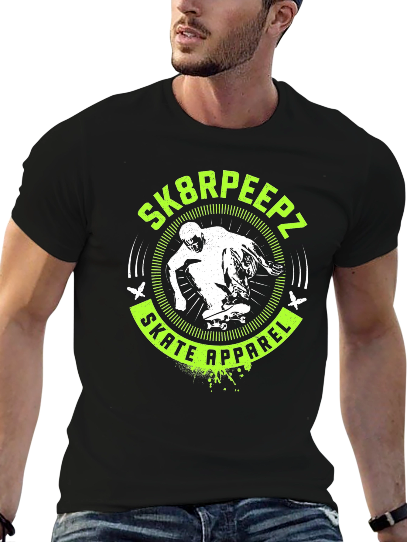 Sk8rpeepz Skate Apparel T-Shirt - Black