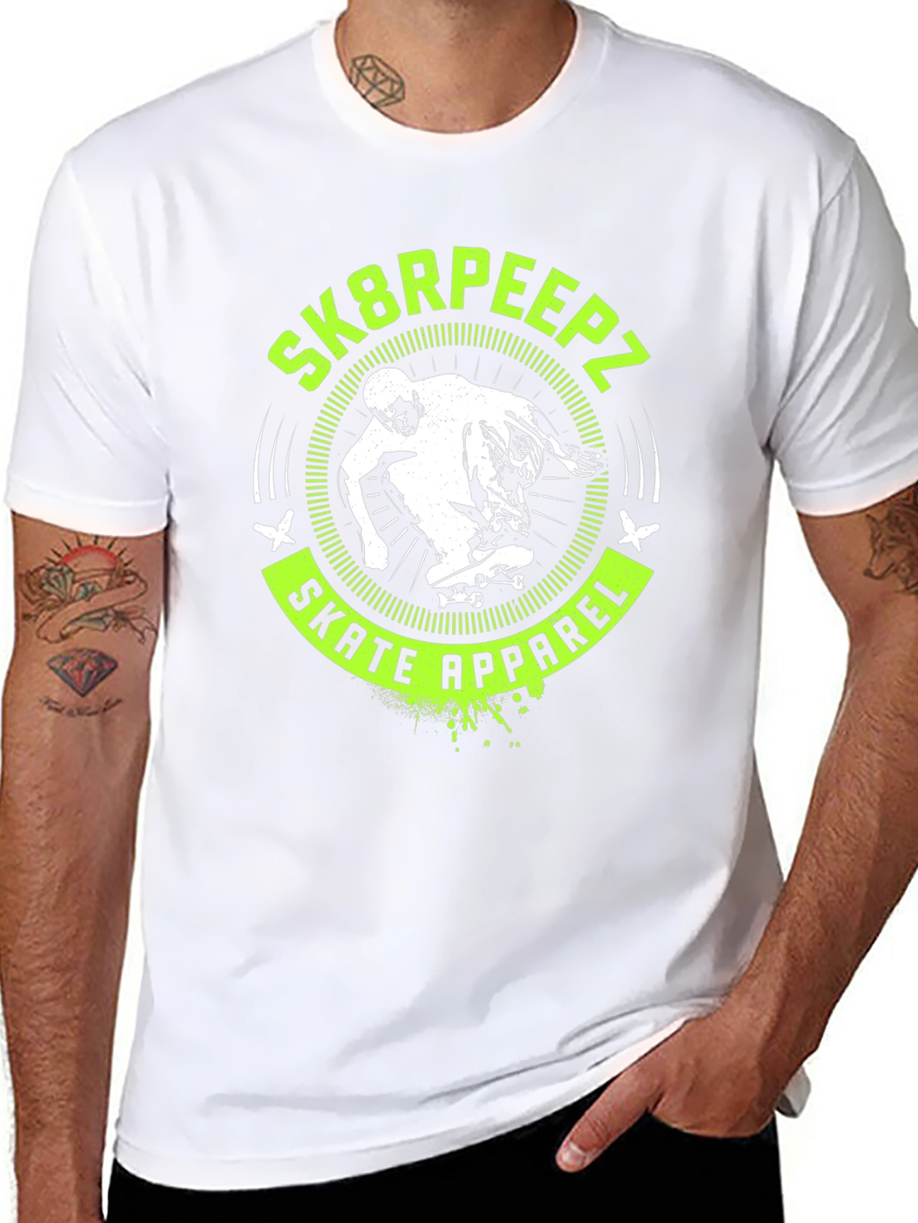Sk8rpeepz Skate Apparel T-Shirt - Black