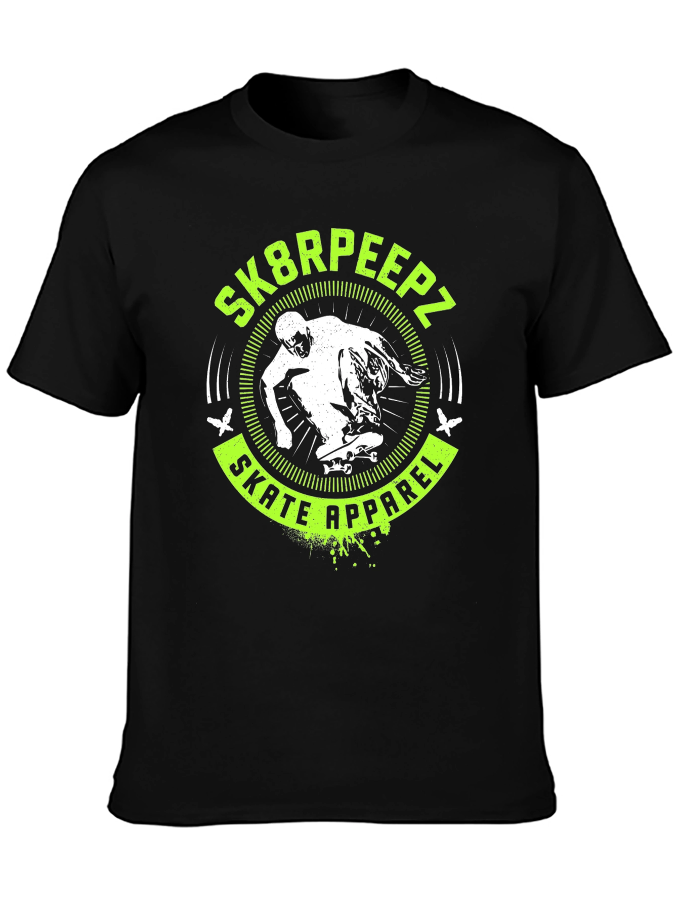 Sk8rpeepz Skate Apparel T-Shirt - Black