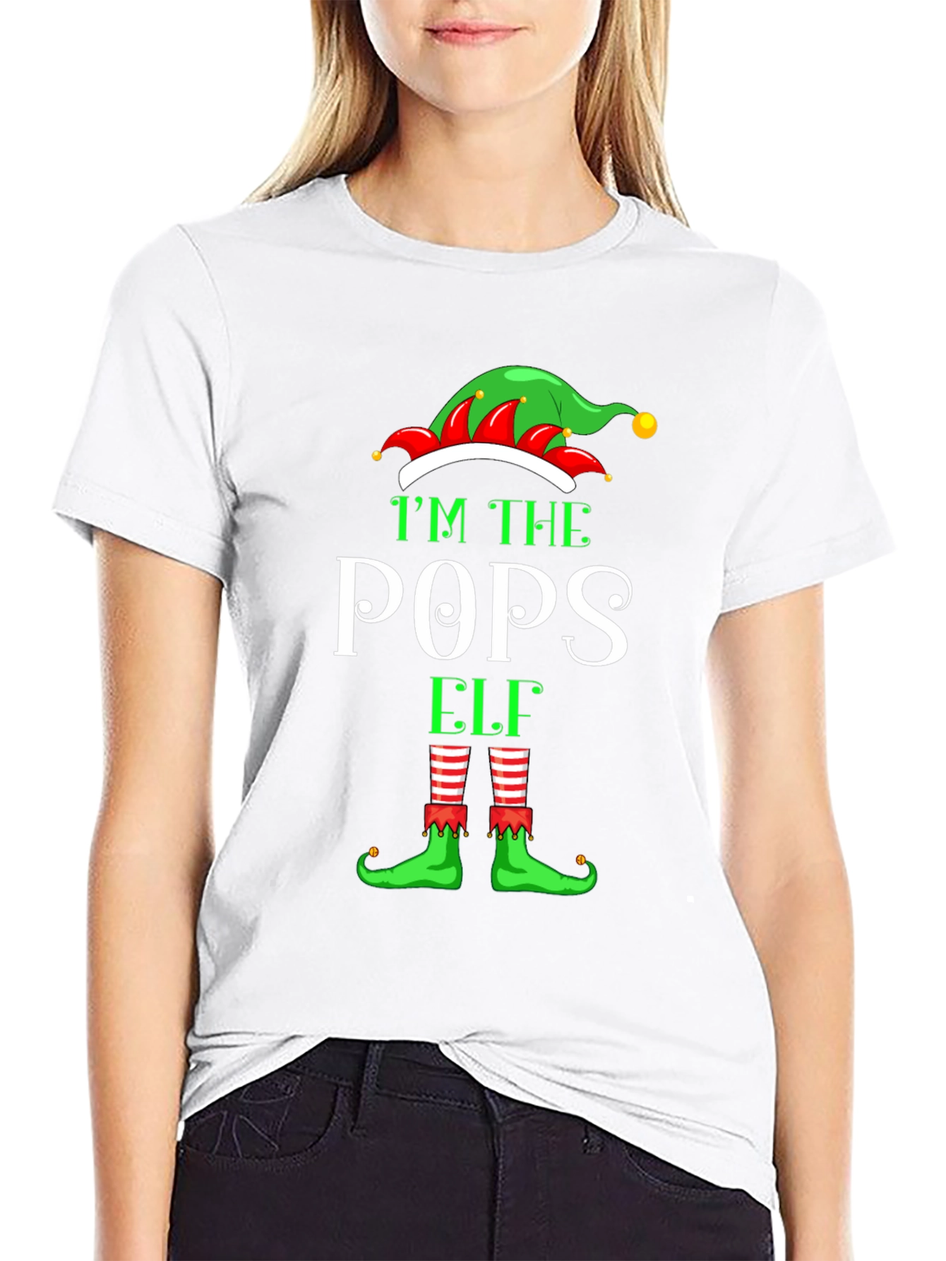 Im the Pops Elf Christmas T-Shirt
