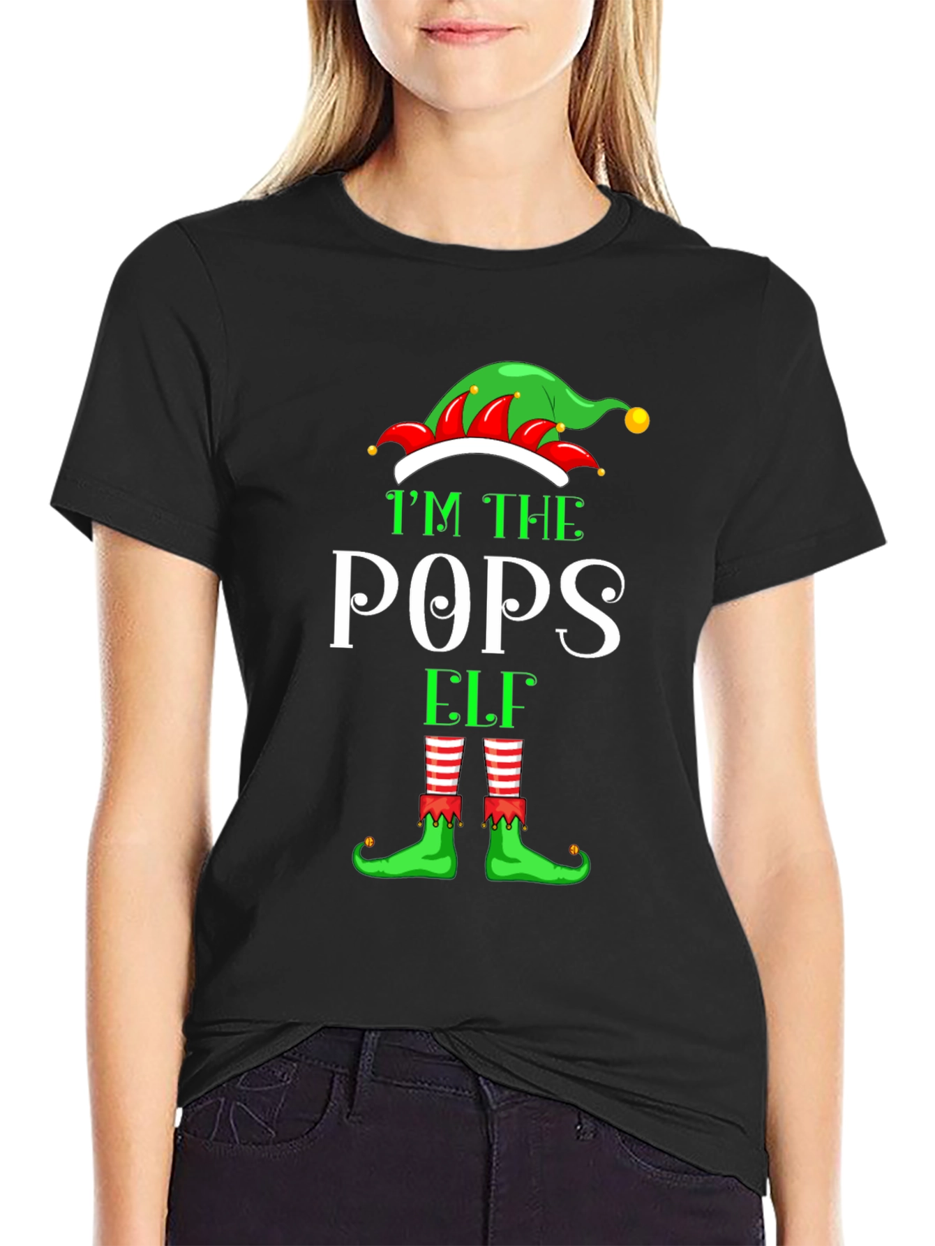 Im the Pops Elf Christmas T-Shirt
