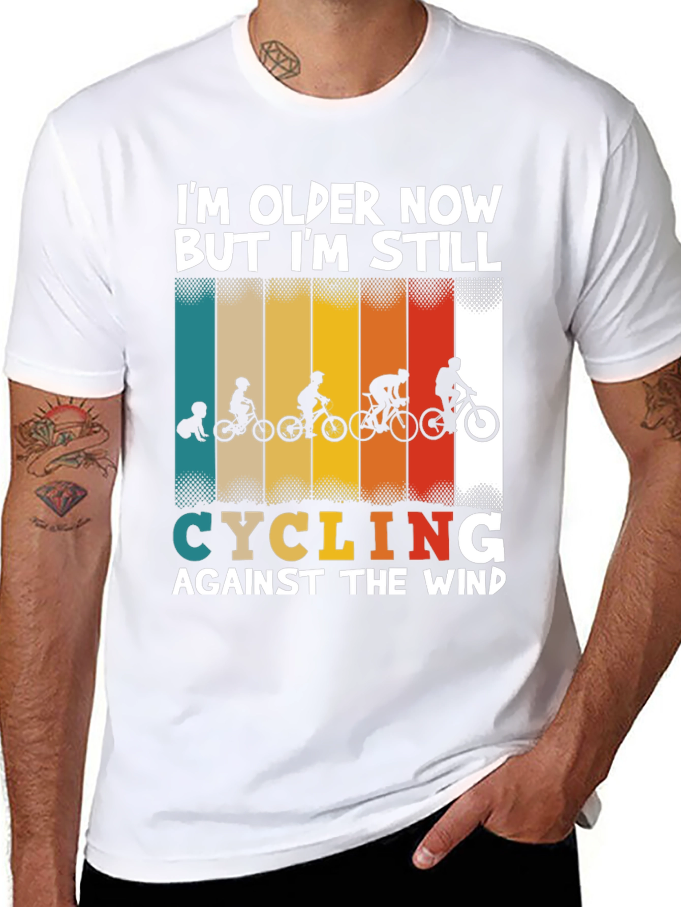 Older But Still Cycling Graphic T-Shirt