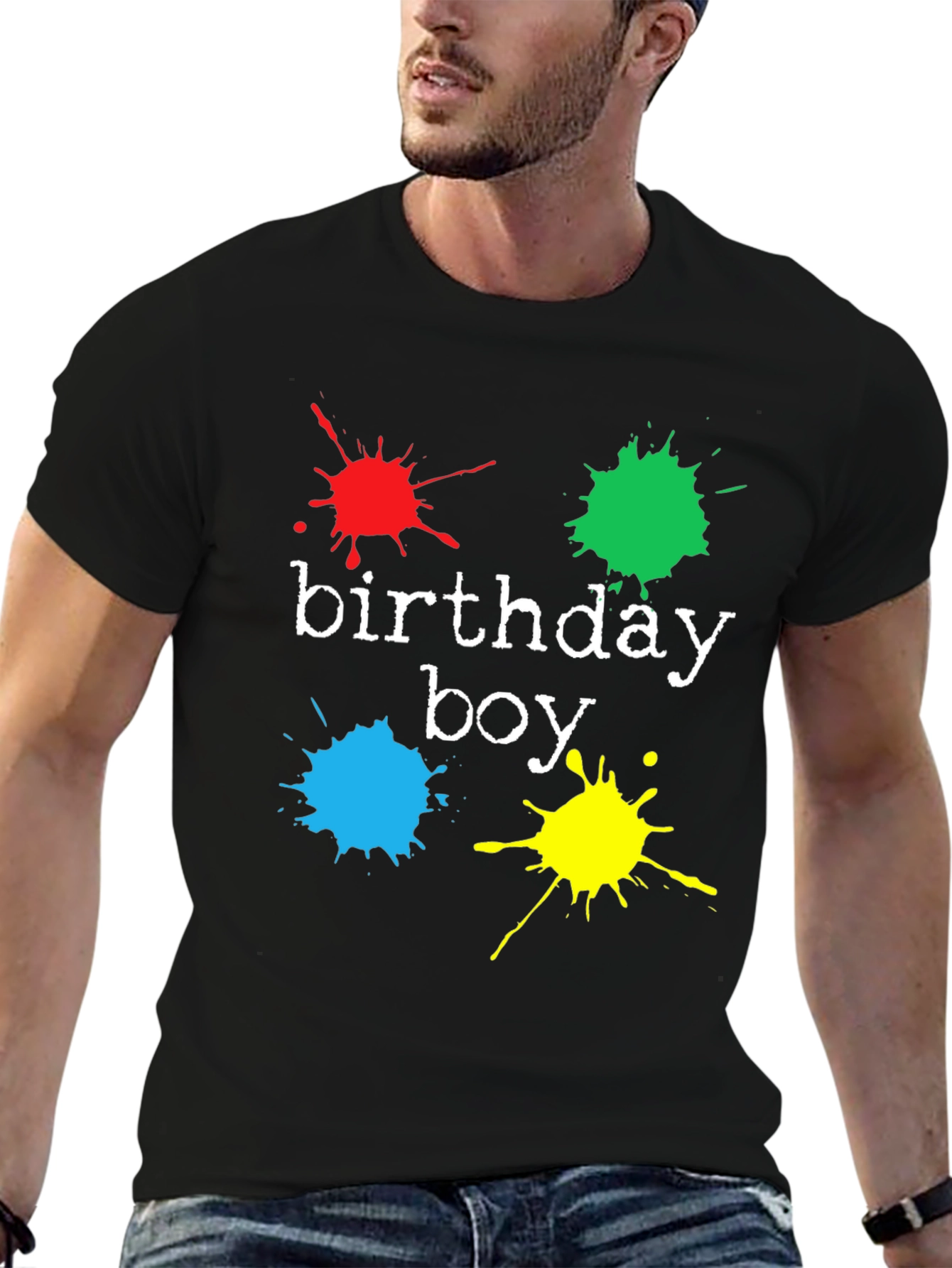 Birthday Boy Splash T-Shirt - Fun Party Tee