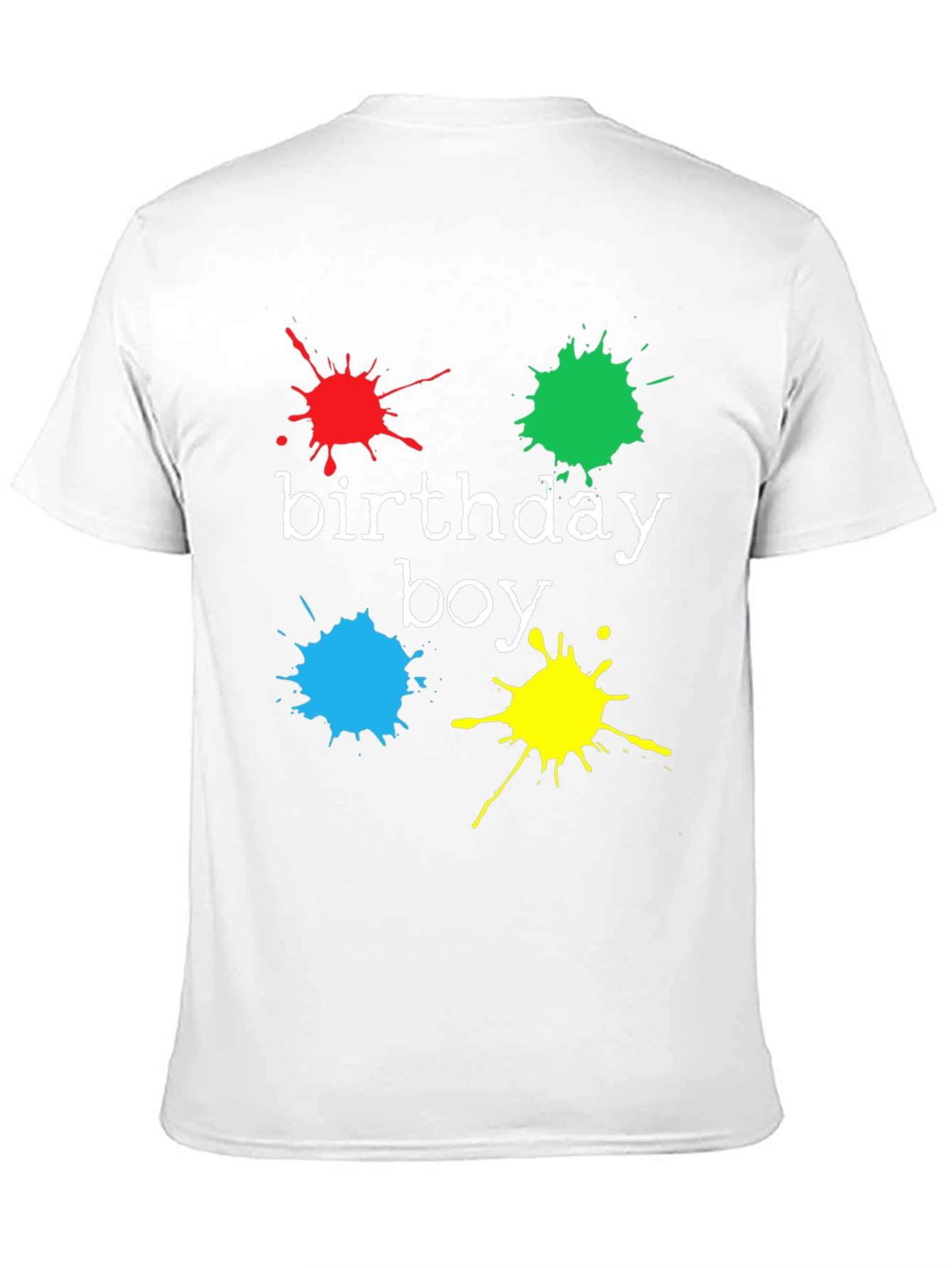 Birthday Boy Splash T-Shirt - Fun Party Tee