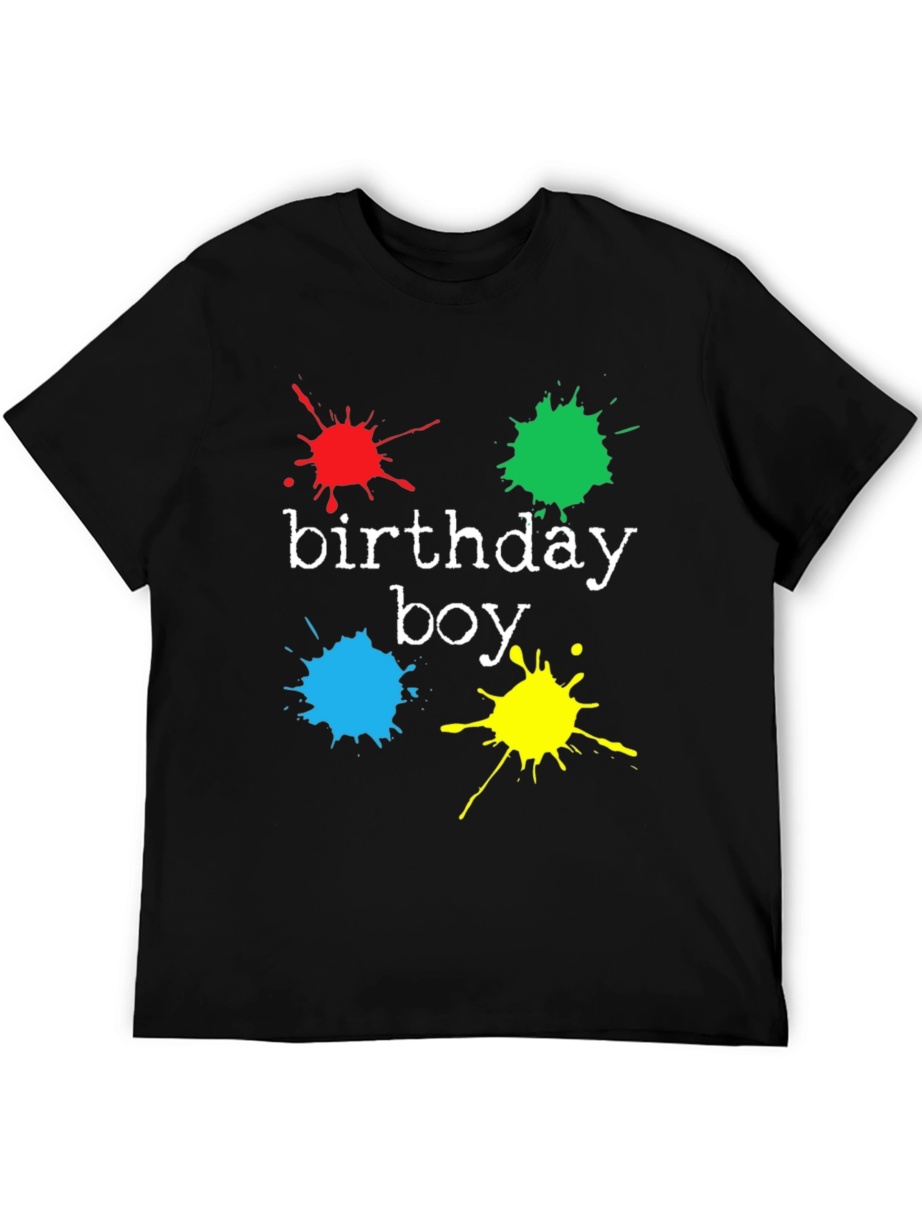 Birthday Boy Splash T-Shirt - Fun Party Tee