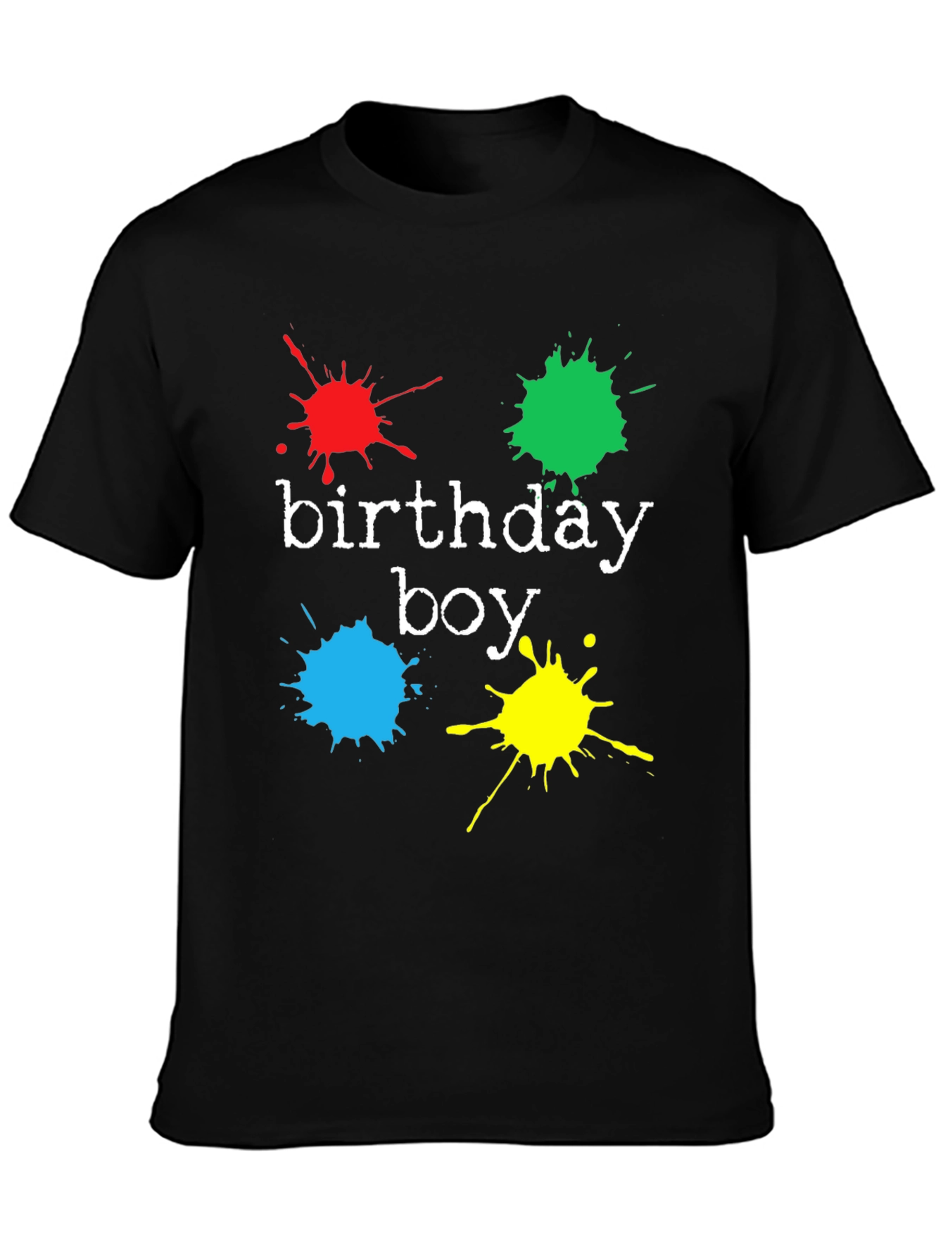 Birthday Boy Splash T-Shirt - Fun Party Tee