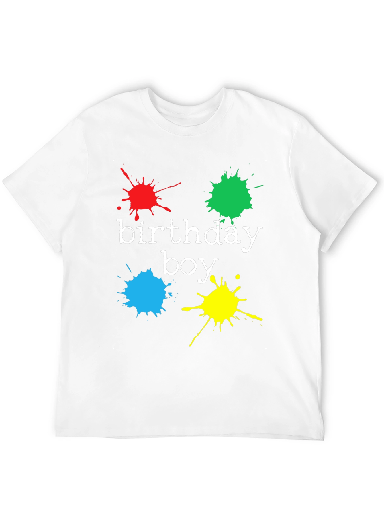 Birthday Boy Splash T-Shirt - Fun Party Tee