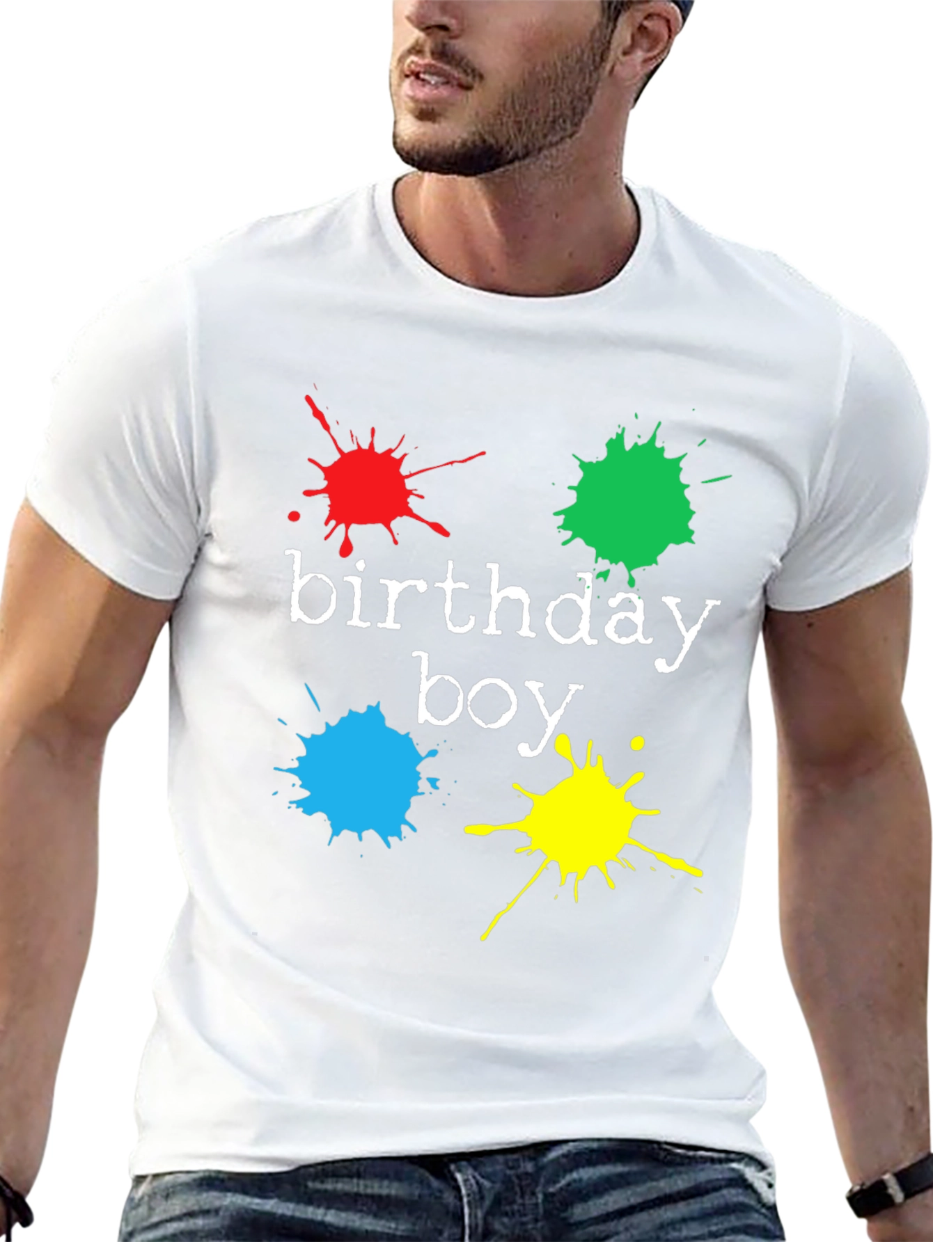 Birthday Boy Splash T-Shirt - Fun Party Tee