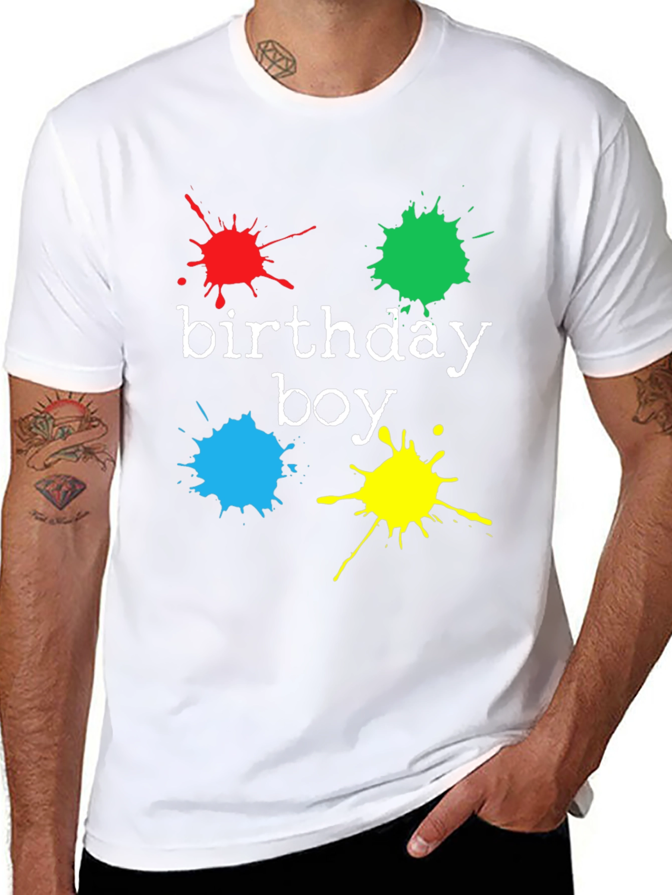 Birthday Boy Splash T-Shirt - Fun Party Tee