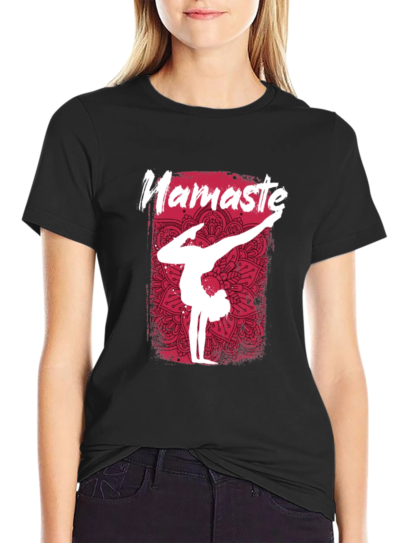 Namaste Yoga Handstand T-Shirt