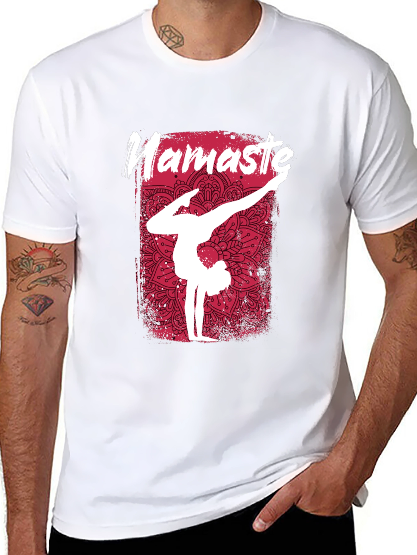 Namaste Yoga Handstand T-Shirt