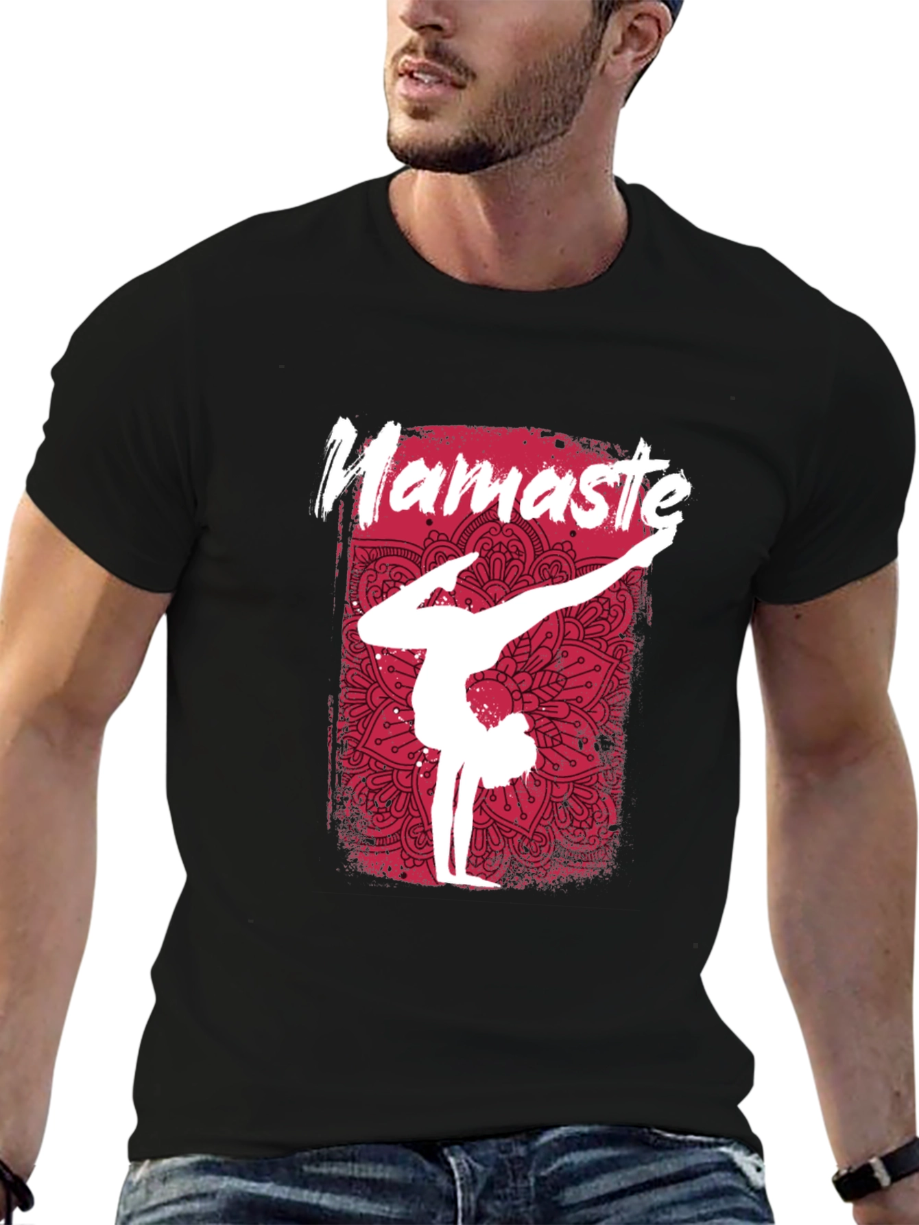 Namaste Yoga Handstand T-Shirt