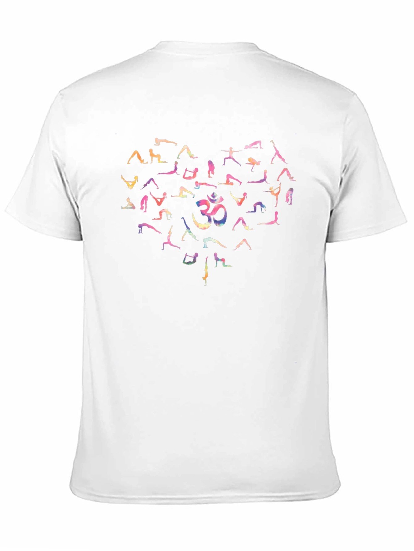 Yoga Pose Heart T-Shirt - Om Symbol Tee