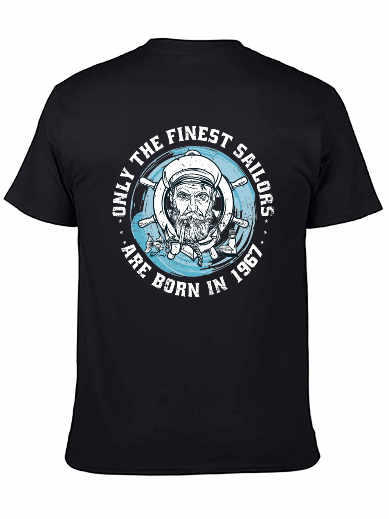Finest Sailors Born in 1967 Black T-Shirt
