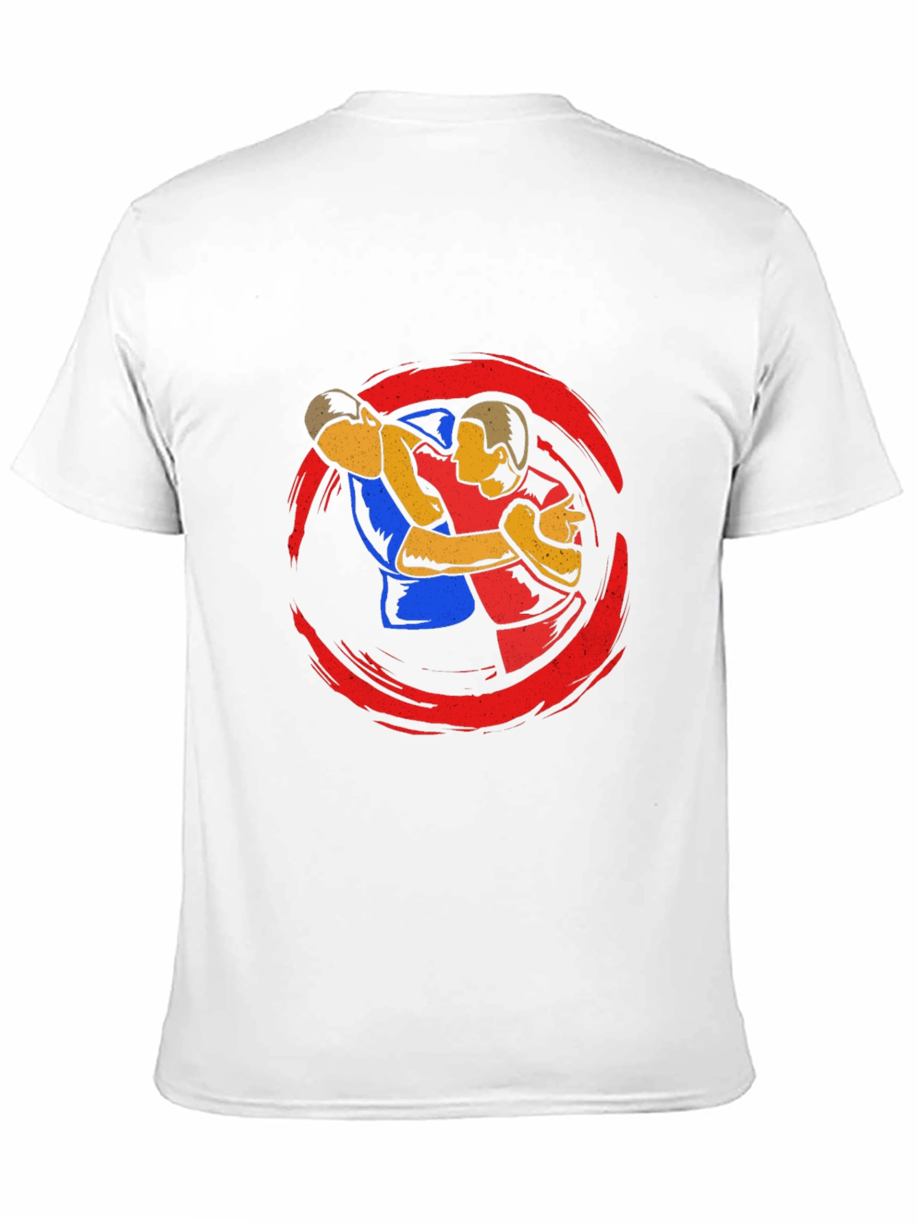 Wrestler Graphic Black T-Shirt