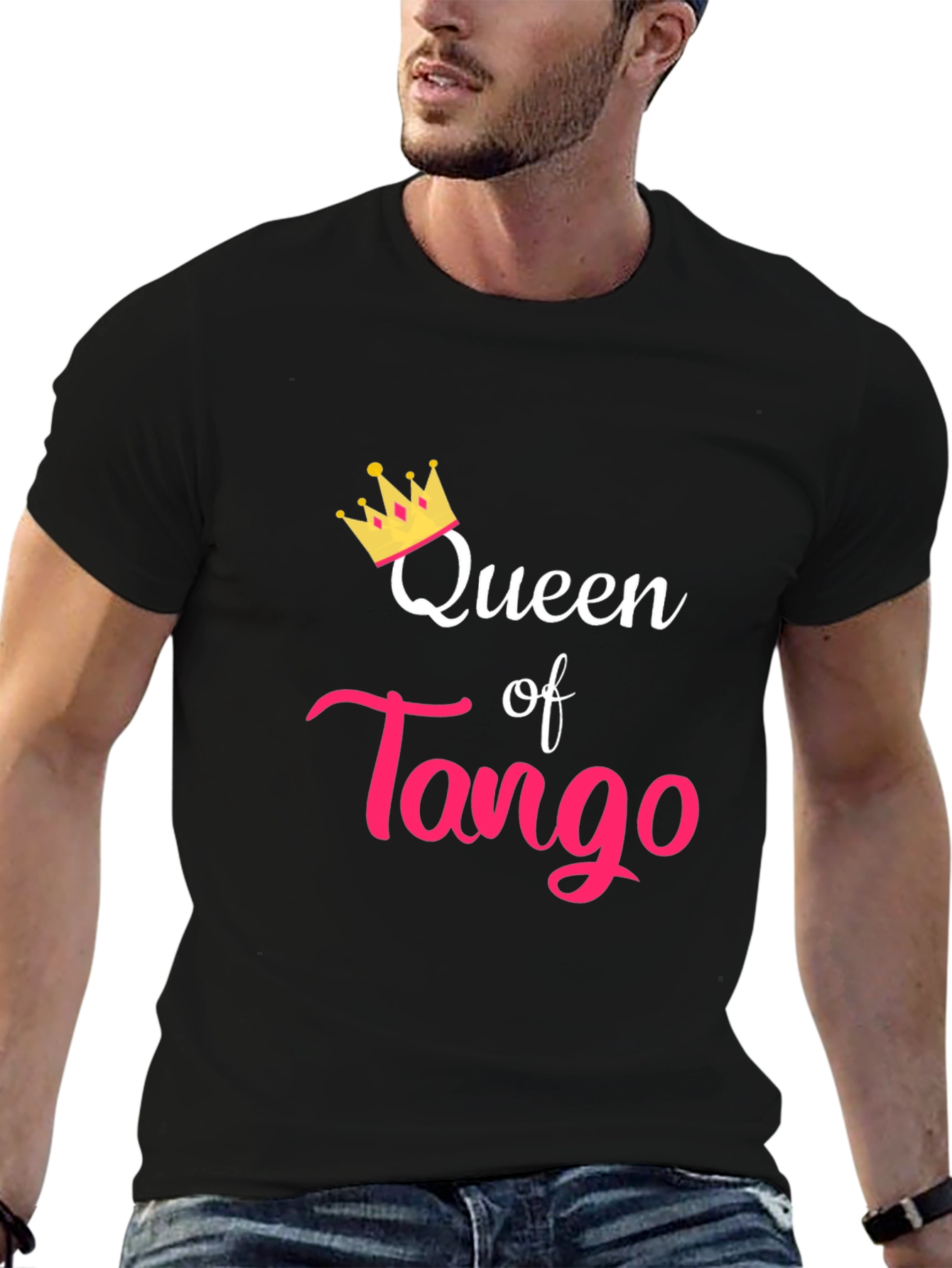 Queen of Tango Black Graphic T-Shirt