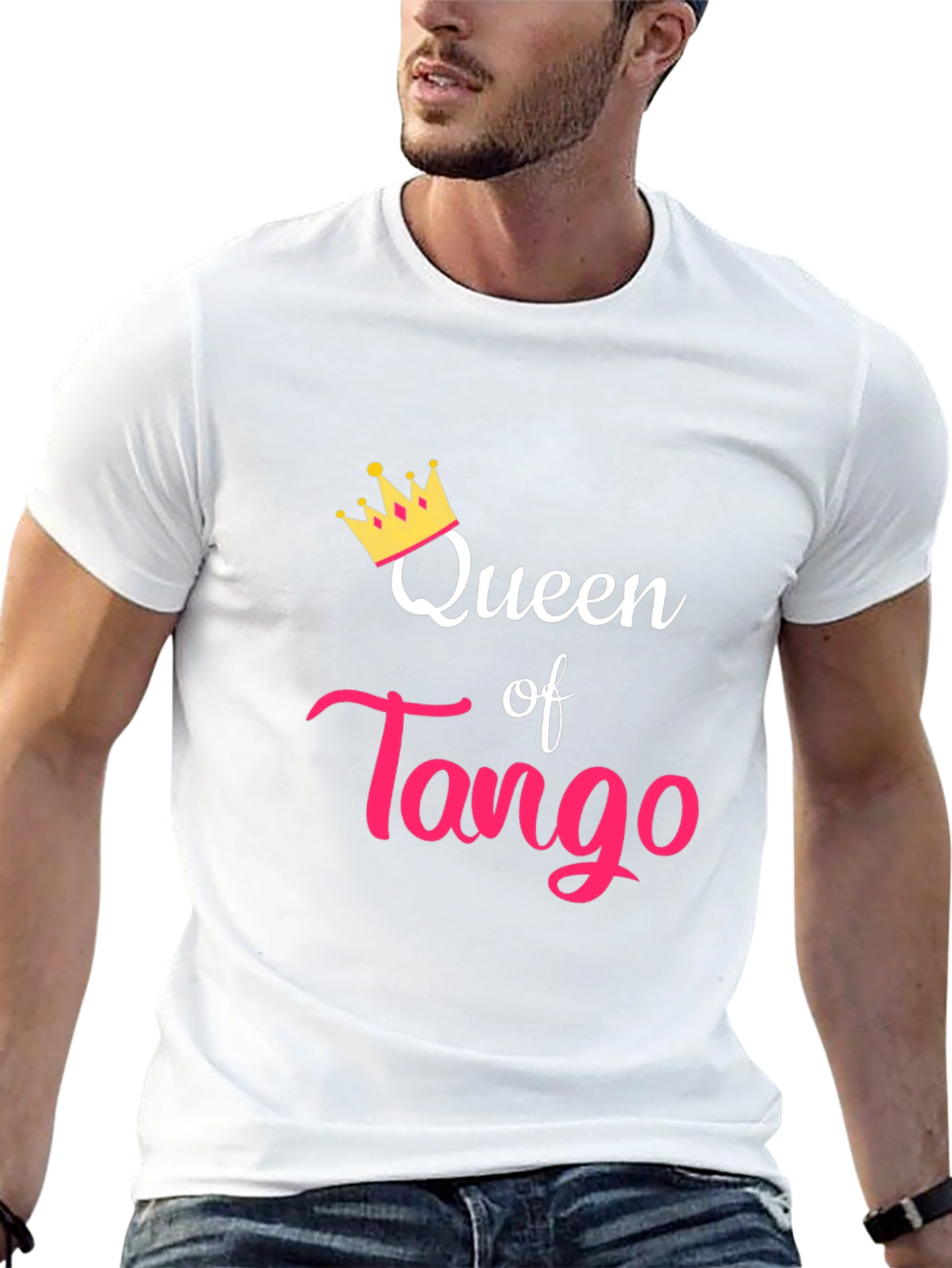 Queen of Tango Black Graphic T-Shirt