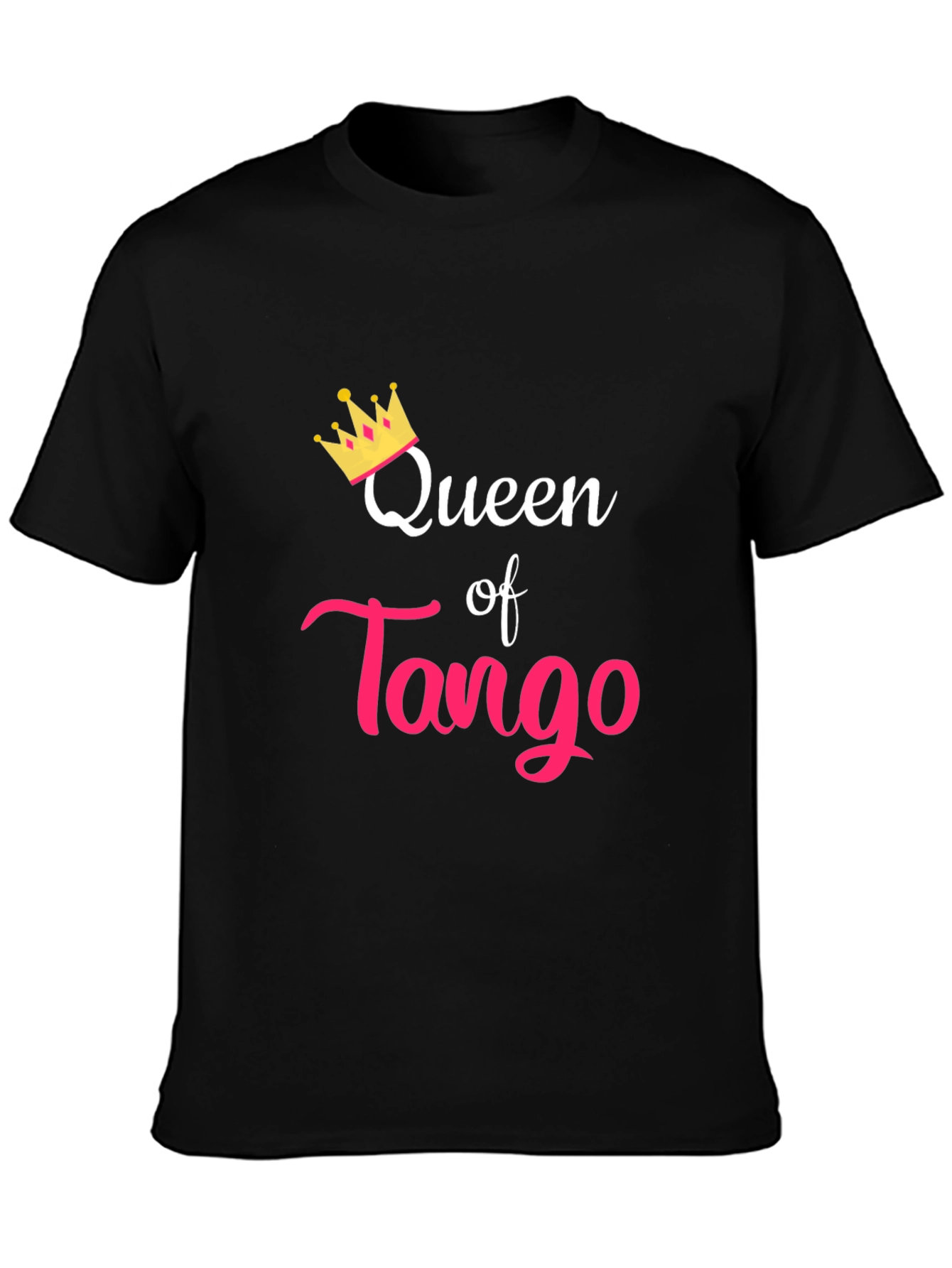 Queen of Tango Black Graphic T-Shirt