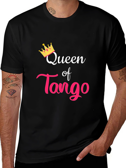 Queen of Tango Black Graphic T-Shirt