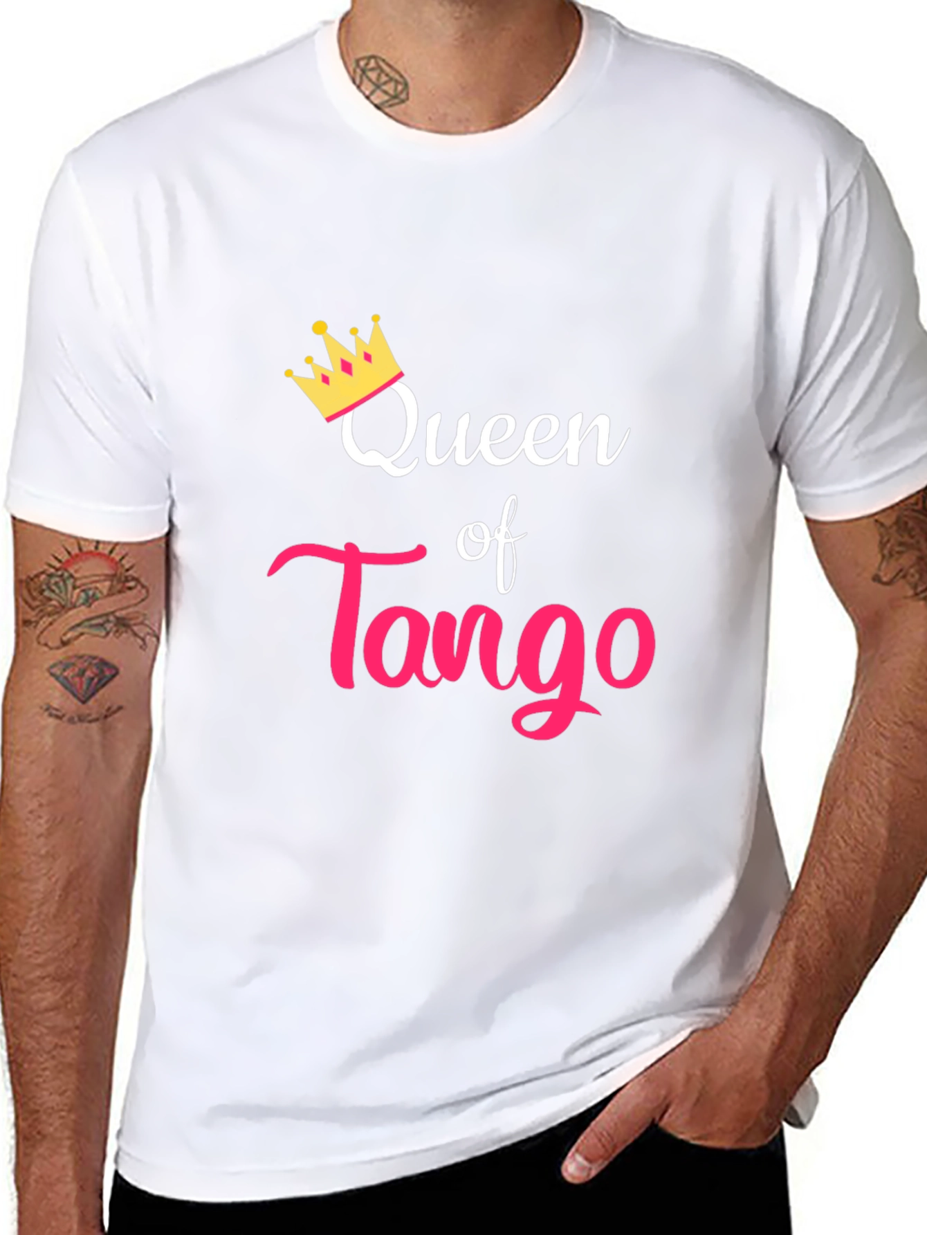 Queen of Tango Black Graphic T-Shirt