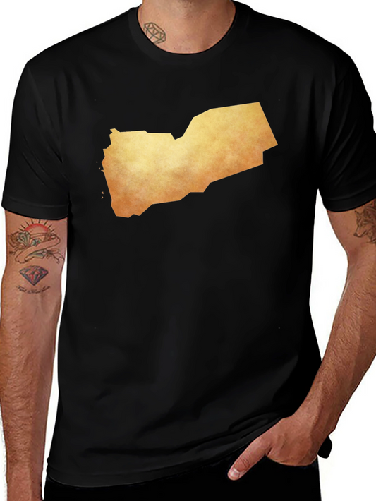 Yemen Map T-Shirt - Vintage Style