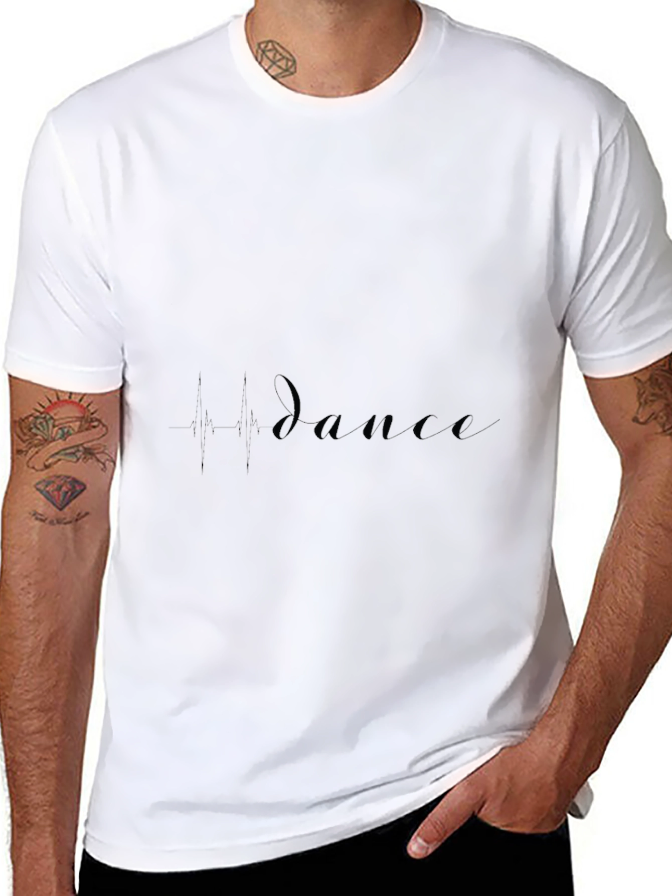 Dance Heartbeat Black T-Shirt
