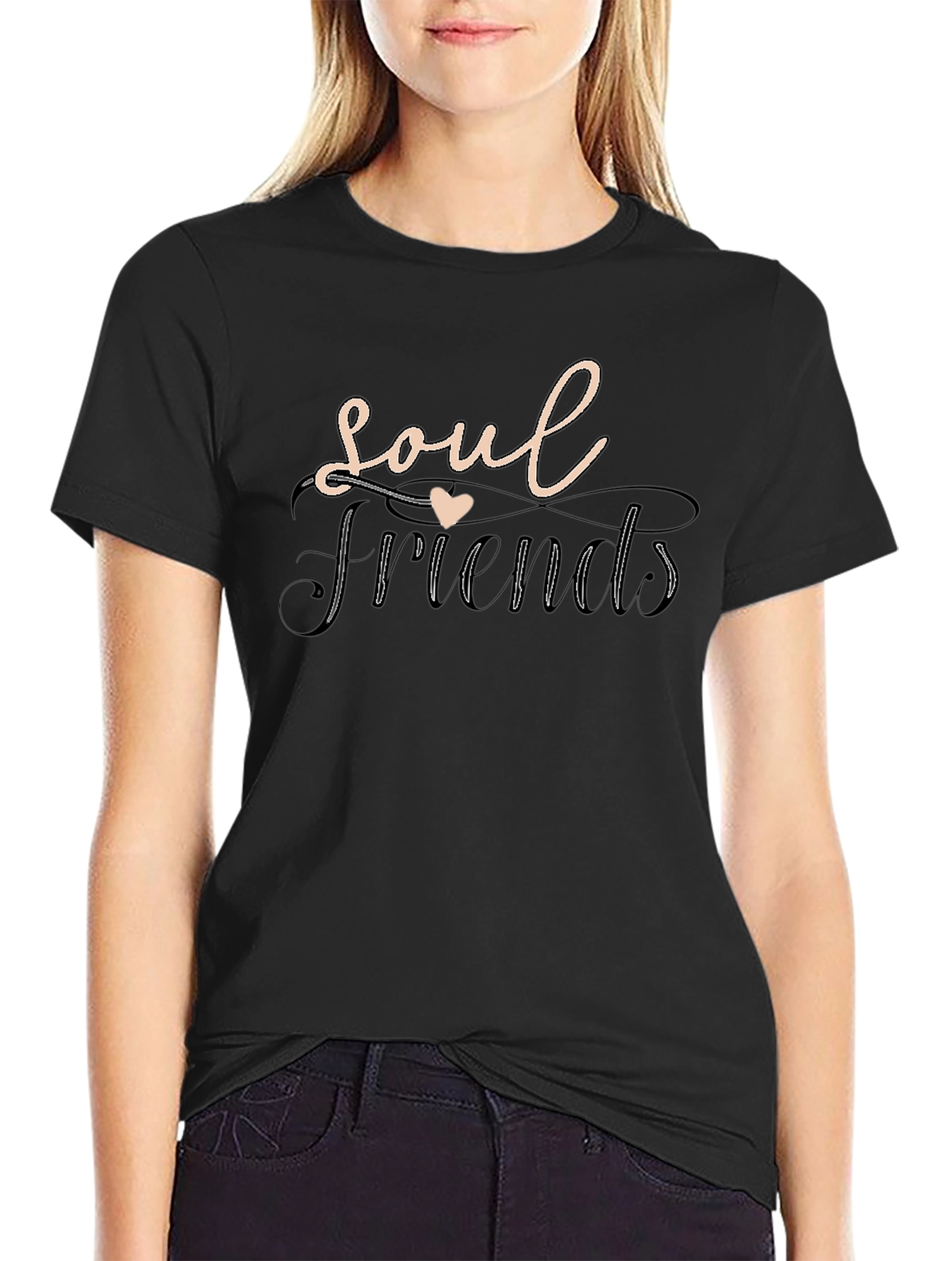 Soul Friends Graphic T-Shirt Soft Cotton Blend