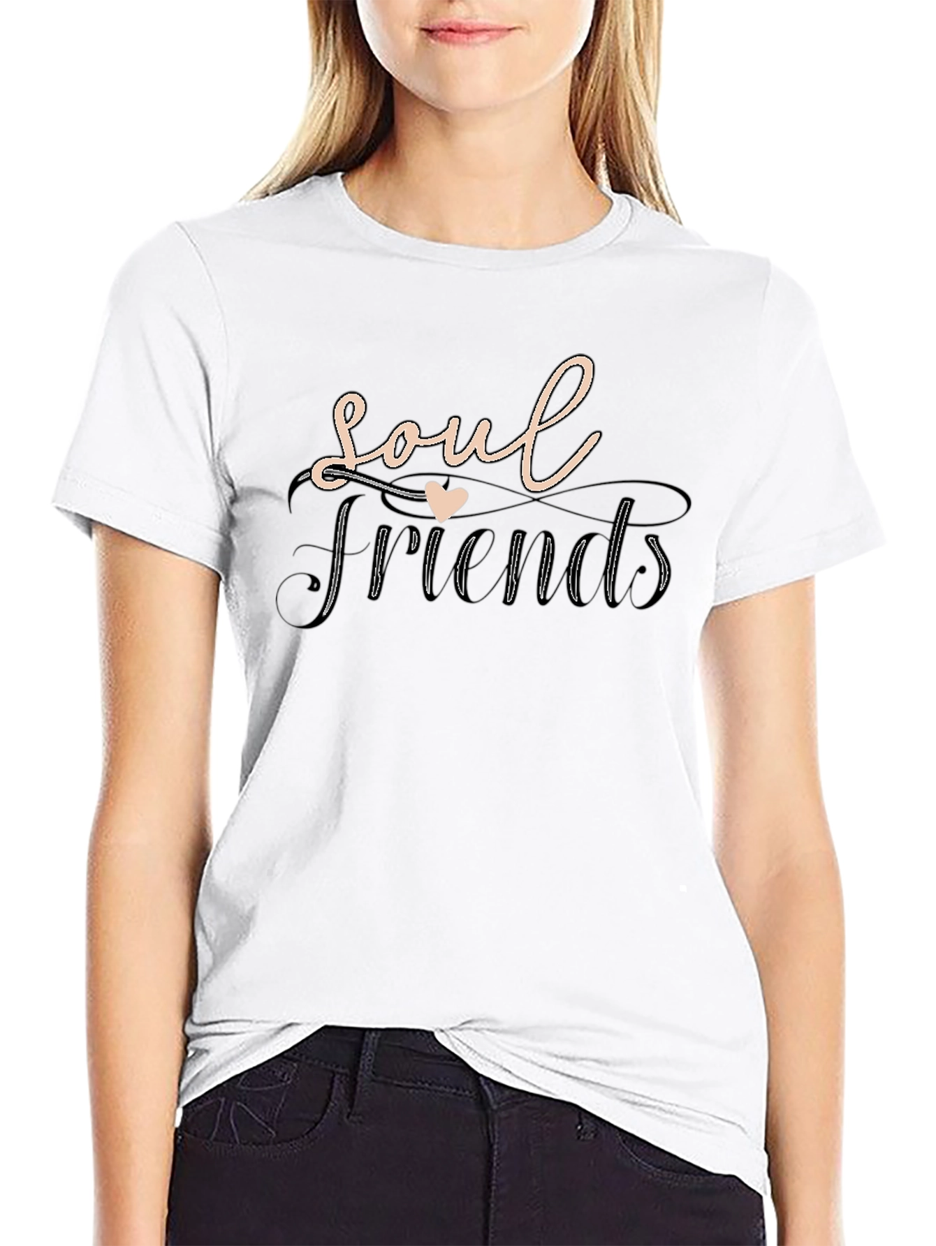 Soul Friends Graphic T-Shirt Soft Cotton Blend