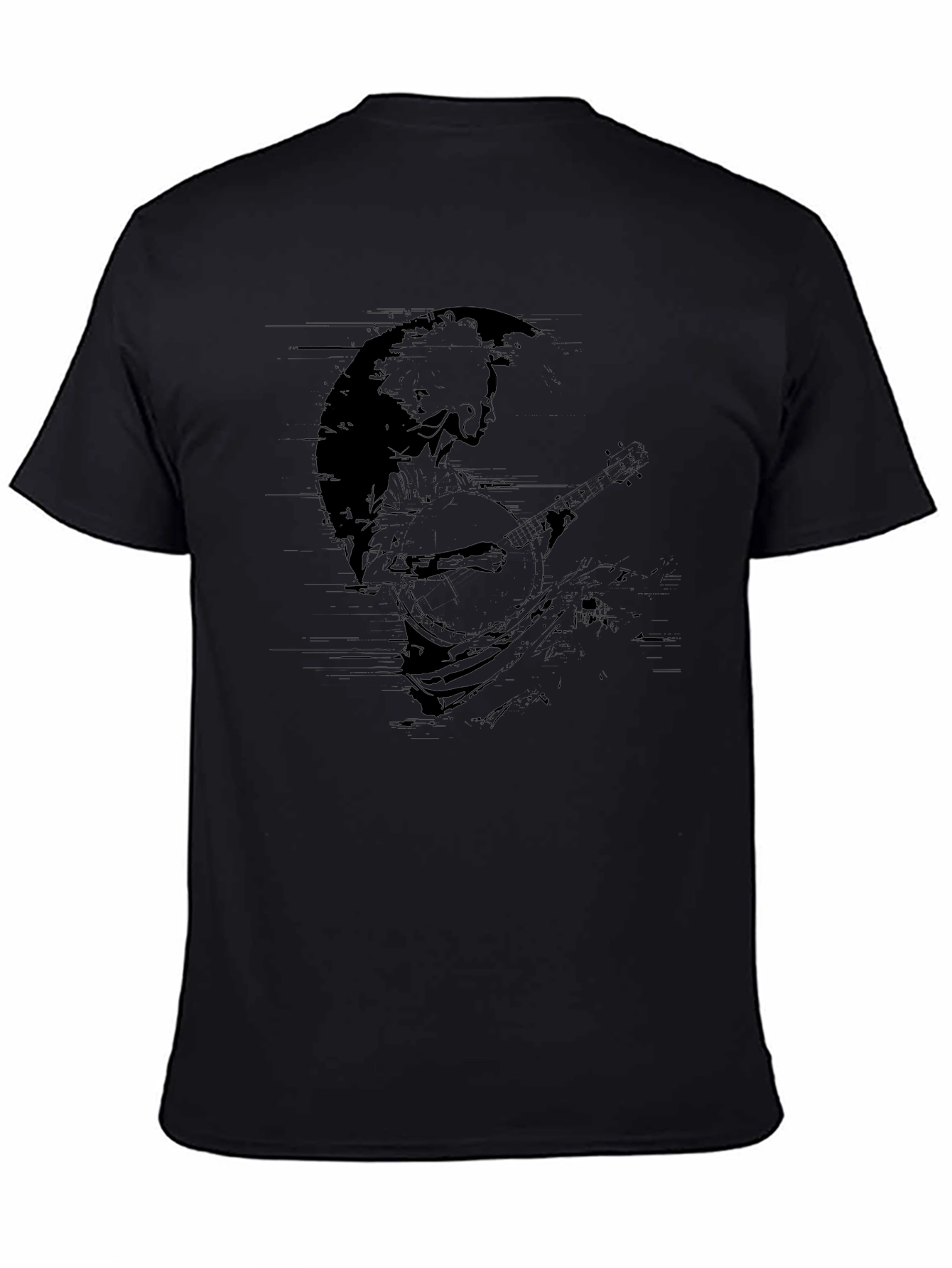 Musician Graphic T-Shirt - Black