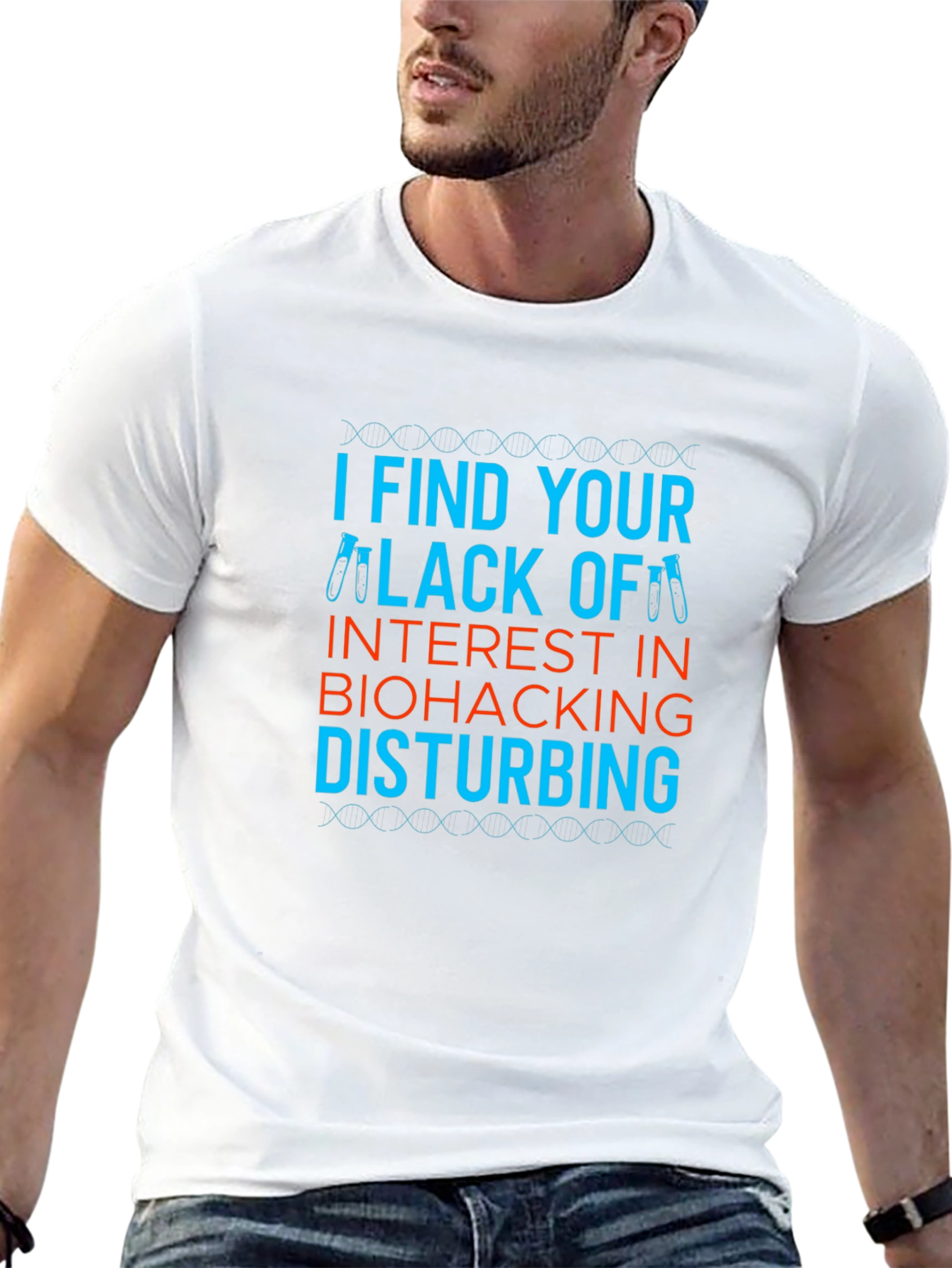 Biohacking Interest Funny T-Shirt