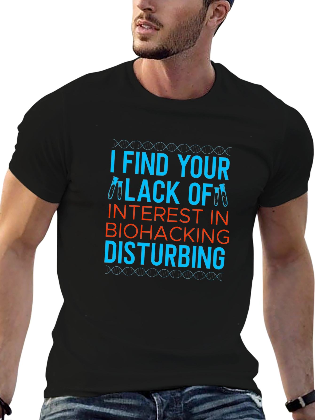 Biohacking Interest Funny T-Shirt