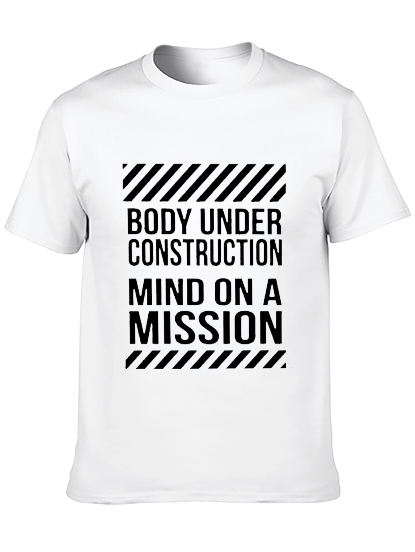 Body Under Construction Black Graphic Tee