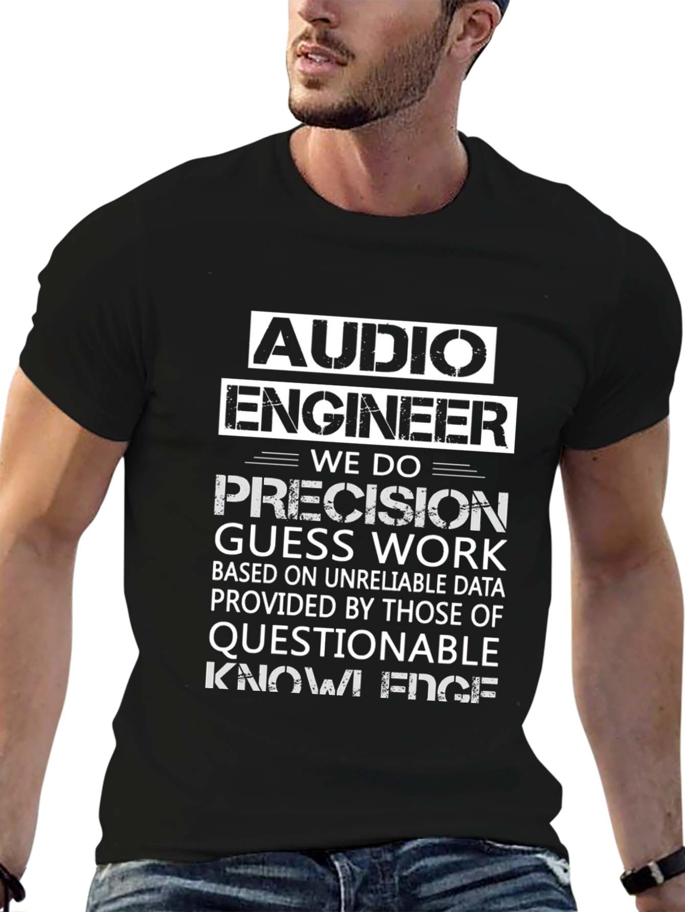 Audio Engineer Novelty Graphic T-Shirt