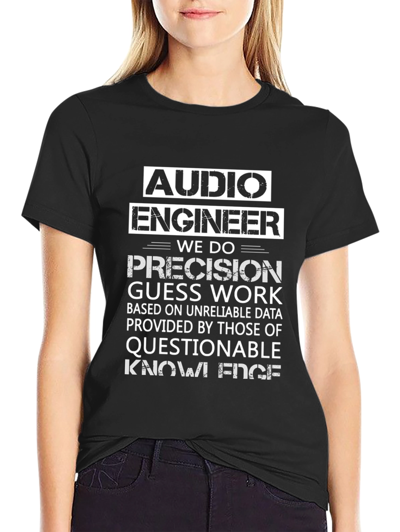 Audio Engineer Novelty Graphic T-Shirt