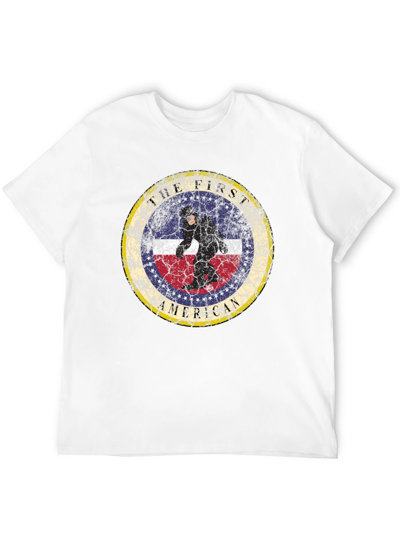 Tall First American Sasquatch Graphic Tee