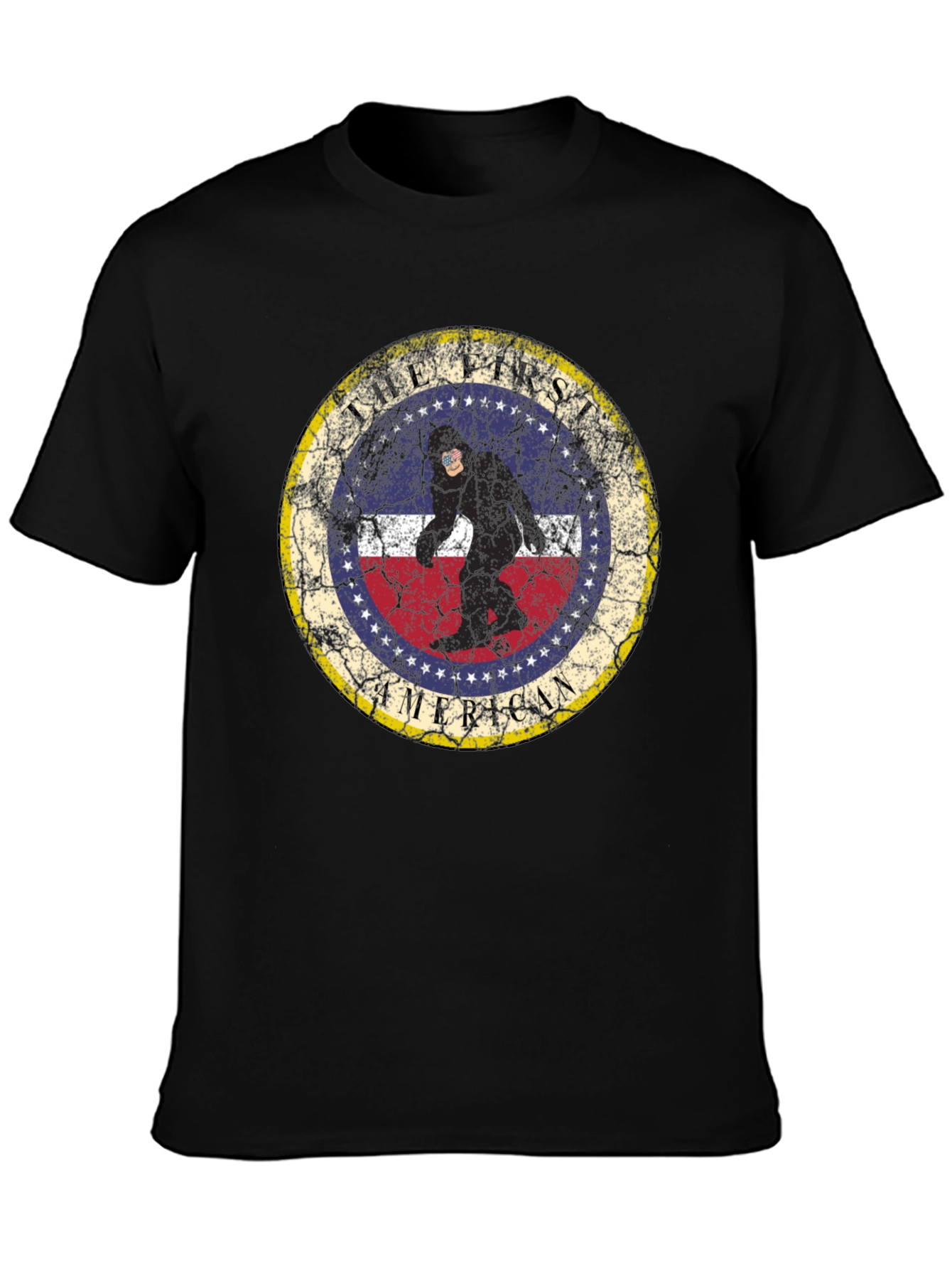 Tall First American Sasquatch Graphic Tee