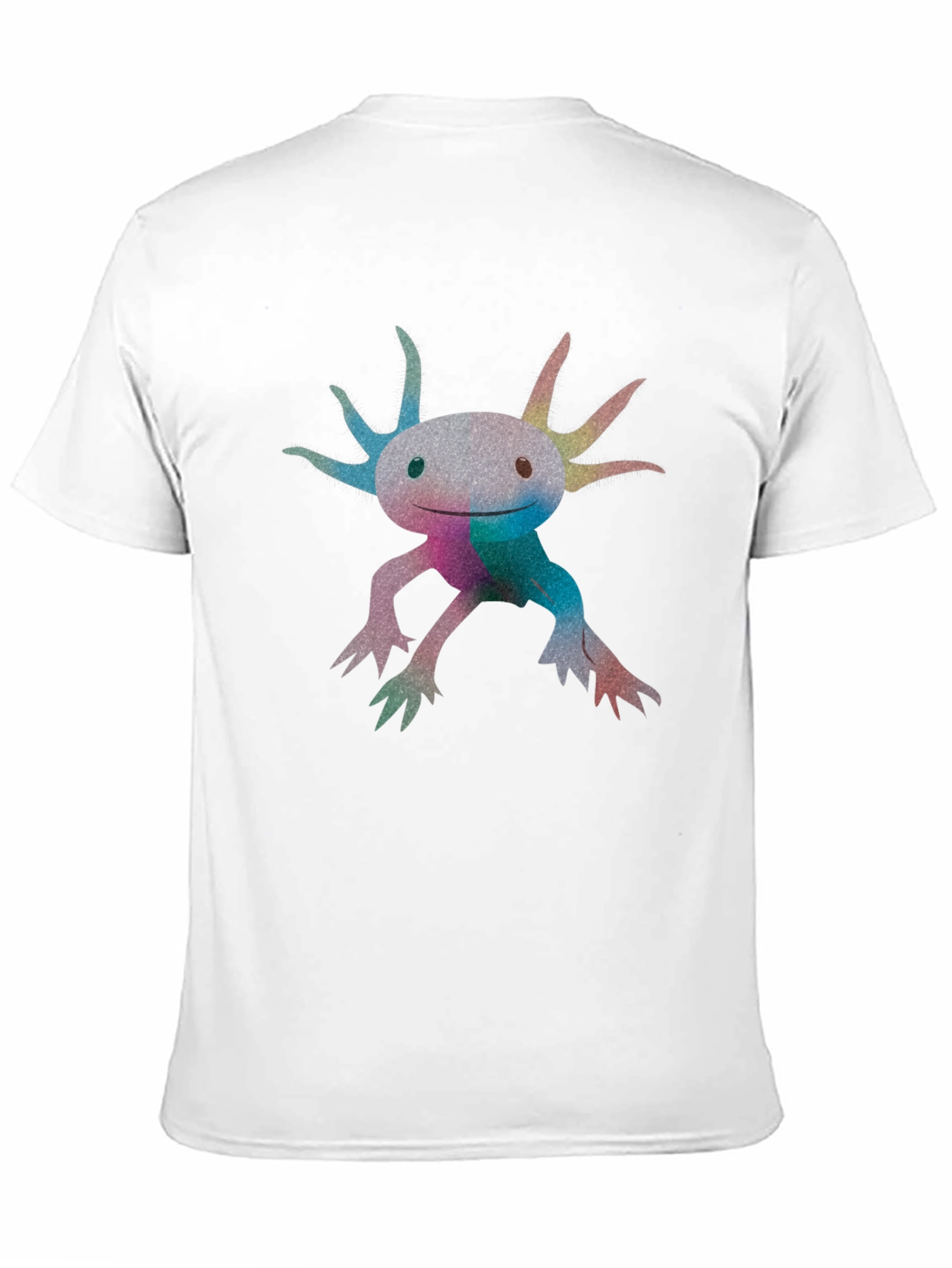 Axolotl Graphic Black T-Shirt
