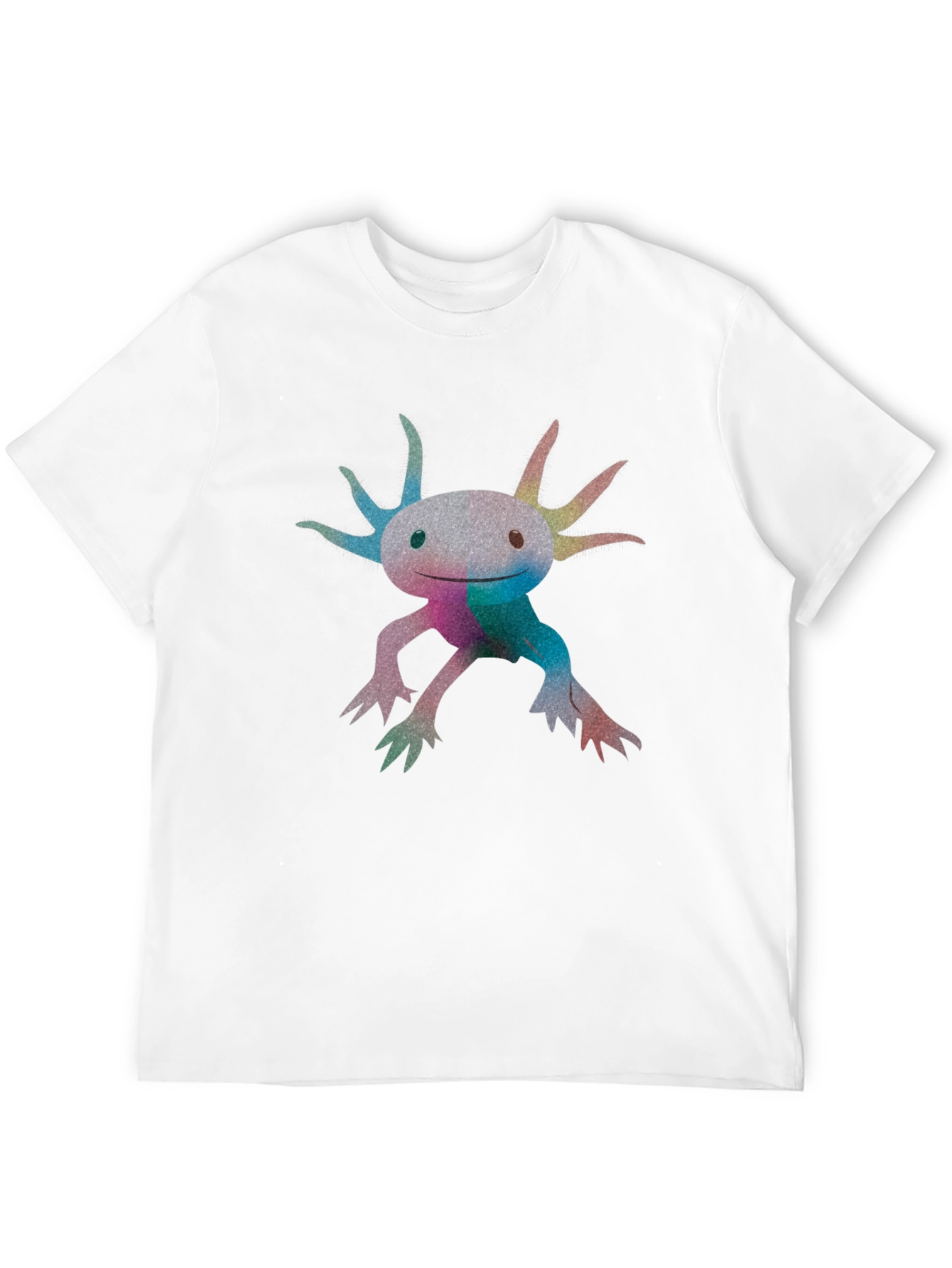 Axolotl Graphic Black T-Shirt