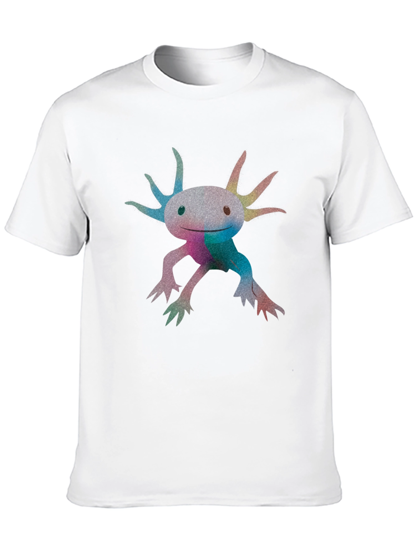 Axolotl Graphic Black T-Shirt