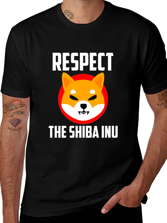 Respect The Shiba Inu Graphic T-Shirt